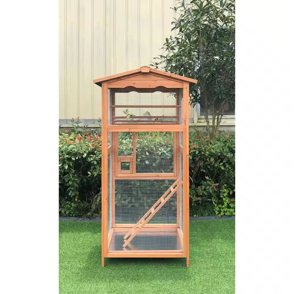 Outdoor Wooden Bird Cage - Image 11