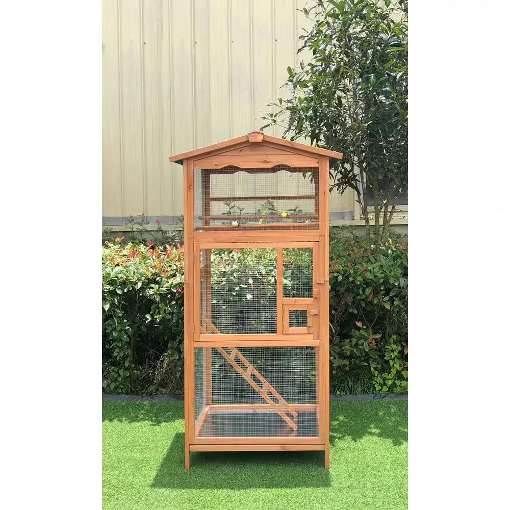 Outdoor Wooden Bird Cage - Image 12