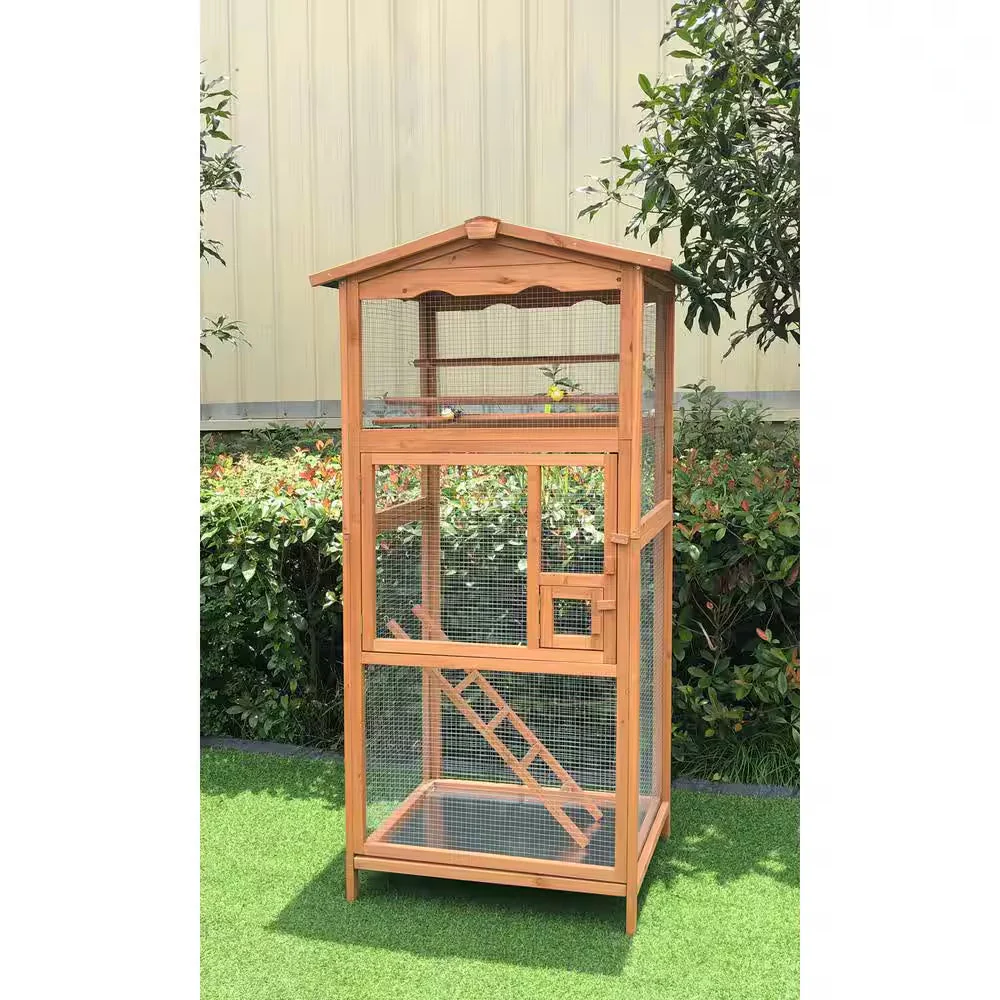 Outdoor Wooden Bird Cage - Image 13
