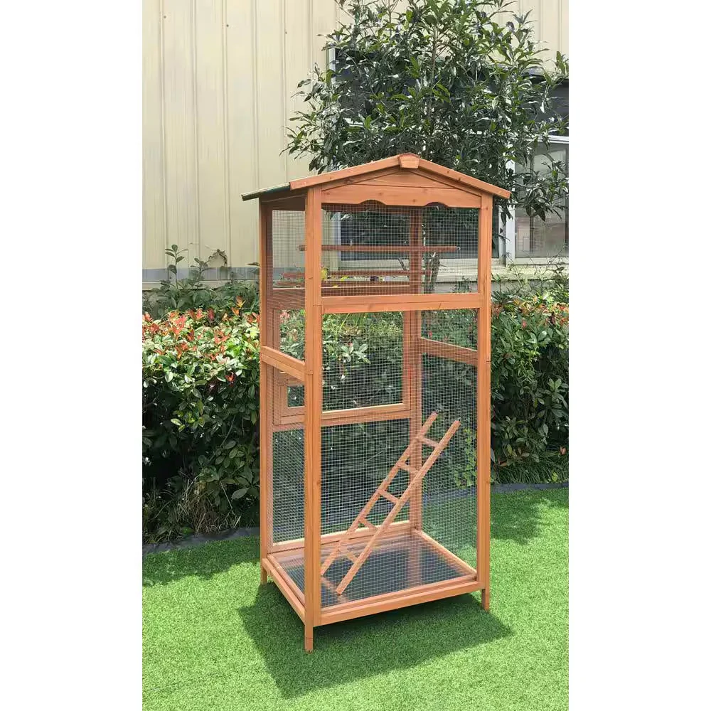Outdoor Wooden Bird Cage - Image 5