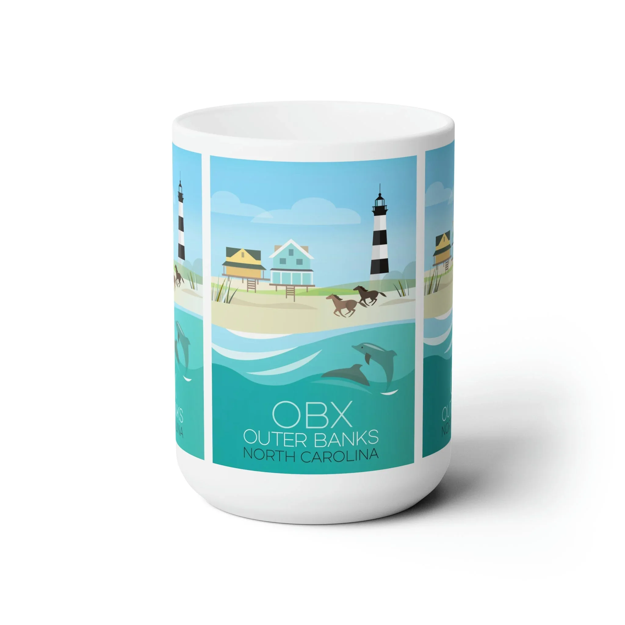 Outer Banks Ceramic Mug 11oz or 15oz - Image 2