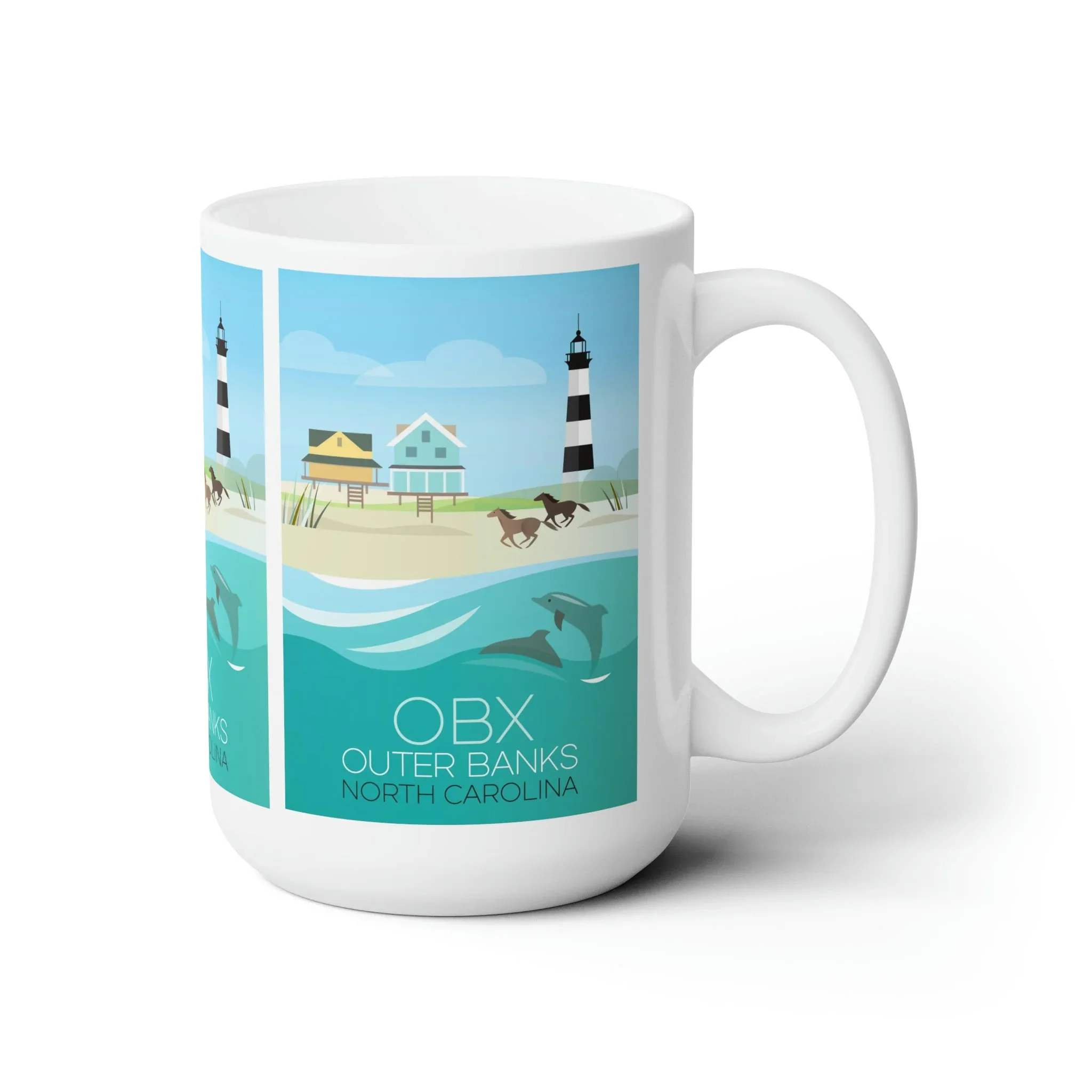 Outer Banks Ceramic Mug 11oz or 15oz - Image 3