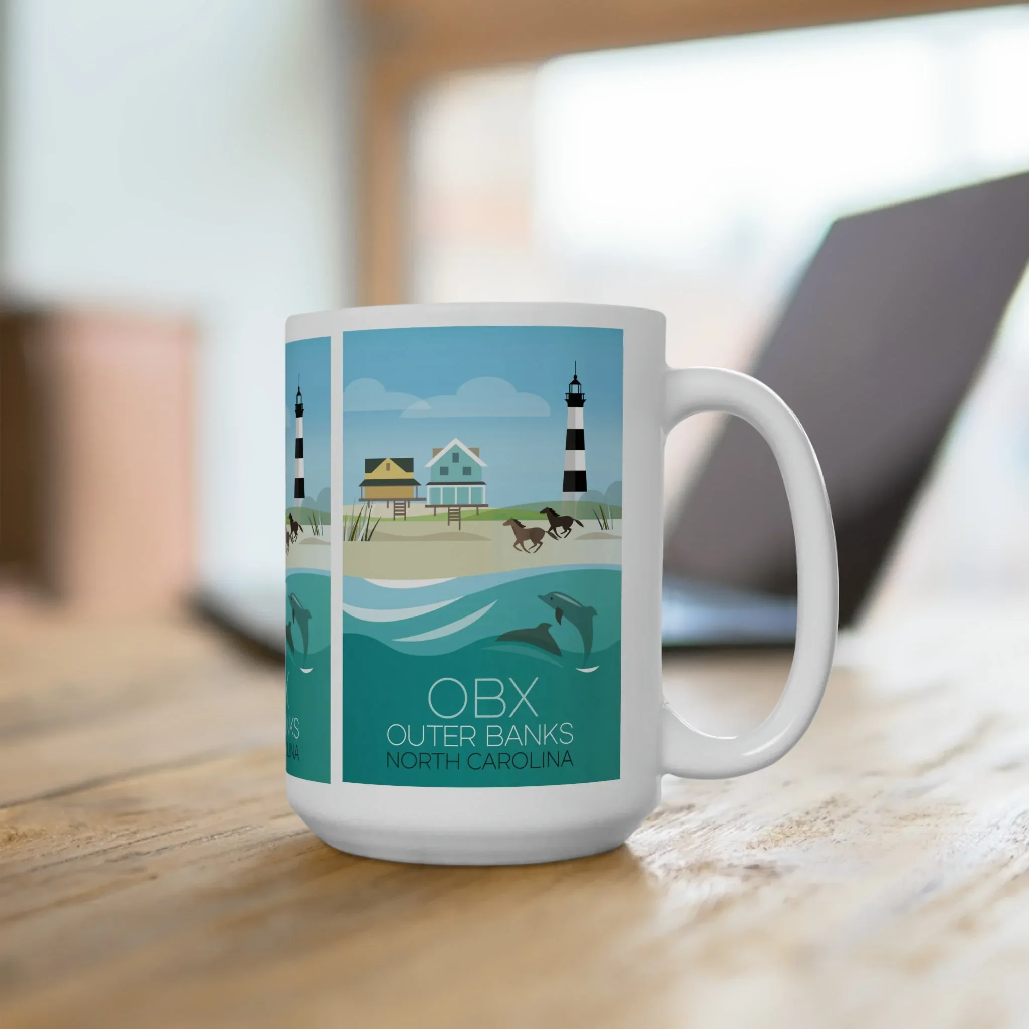 Outer Banks Ceramic Mug 11oz or 15oz - Image 4