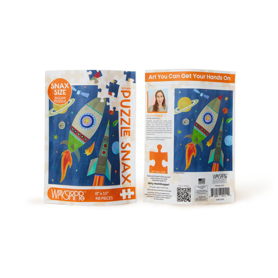 Outer Space 48 Piece Jigsaw Puzzle Snax - Image 3