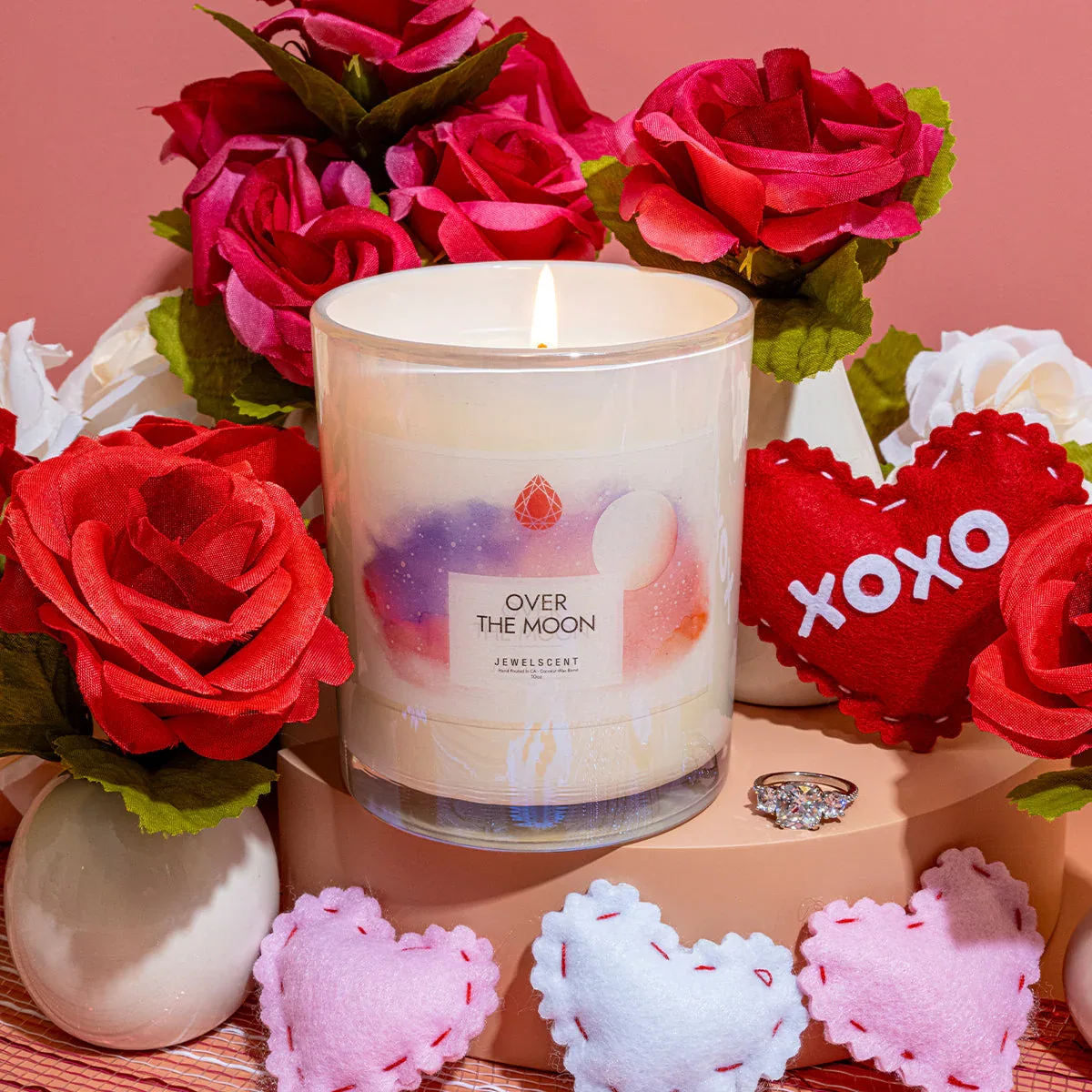 Over The Moon Iridescent 10oz Signature Jewelry  Candle - Image 2