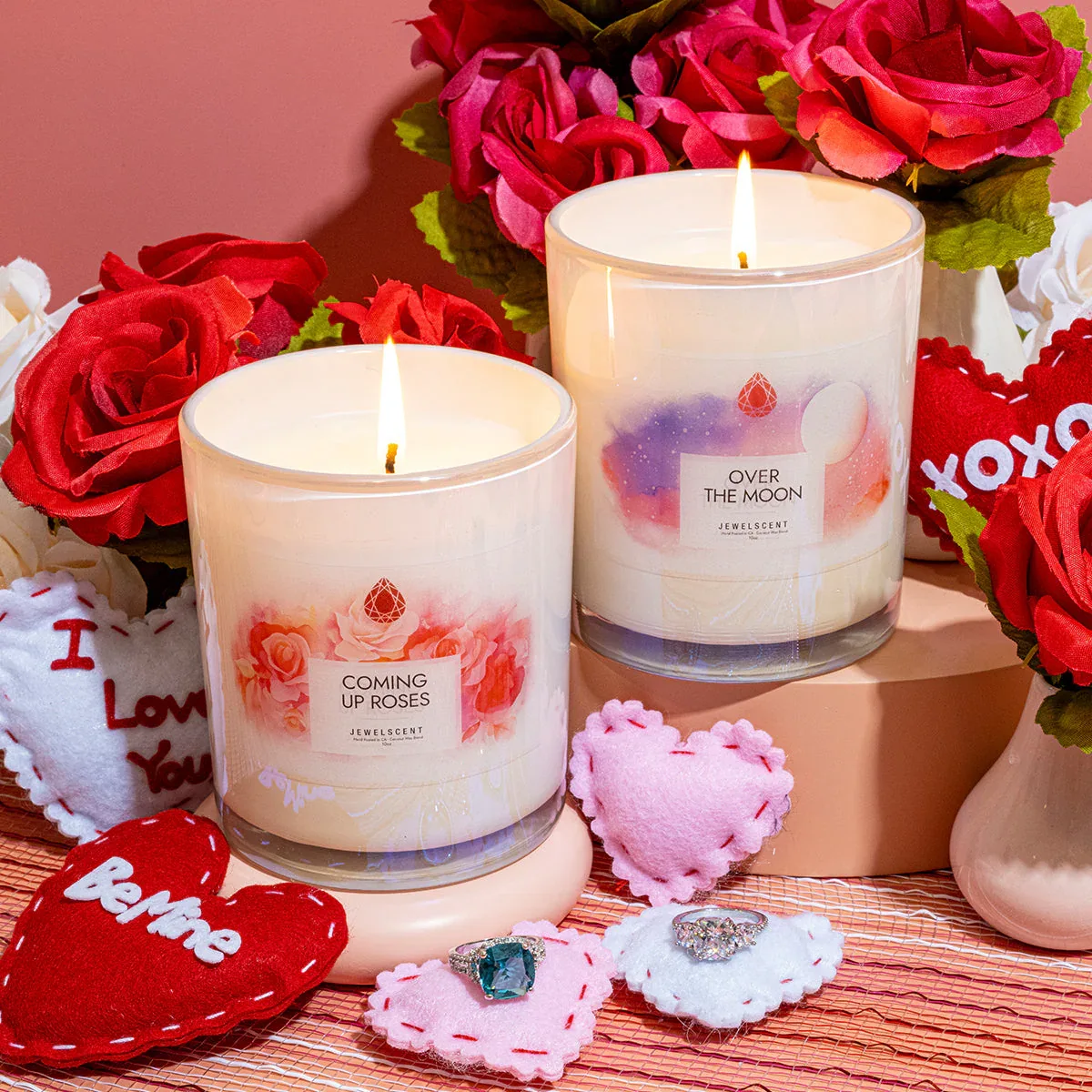 Over The Moon Iridescent 10oz Signature Jewelry  Candle - Image 3