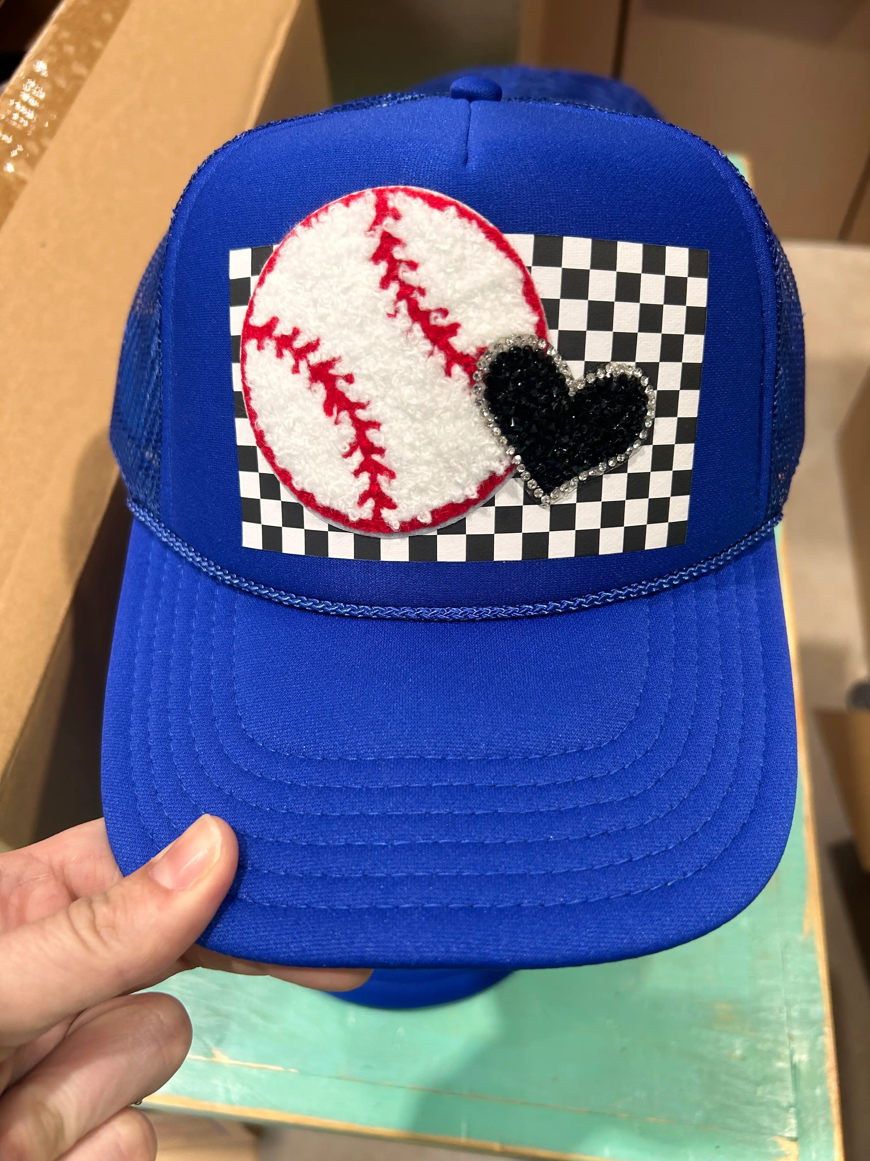 Over The Top Baseball Trucker Hat - Image 2