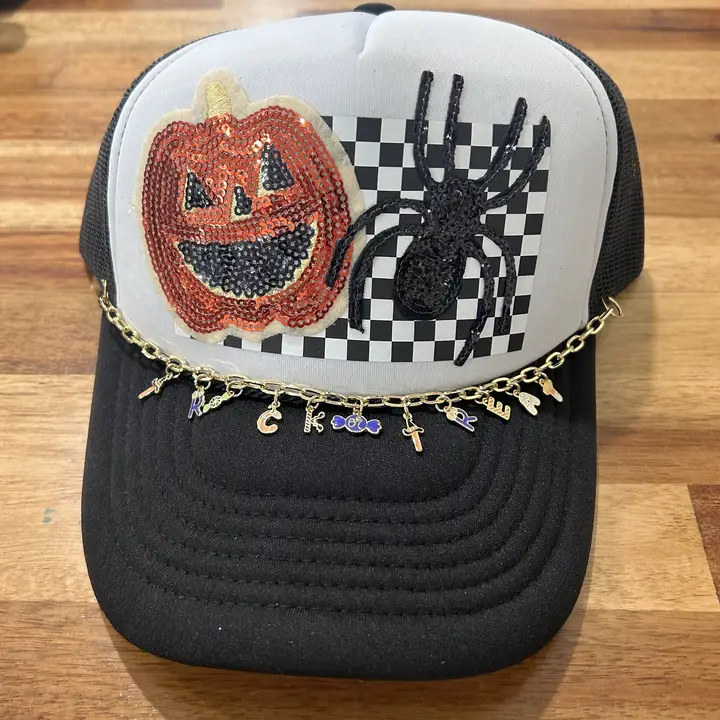 Over The Top Spooky Trucker Hat - Image 2