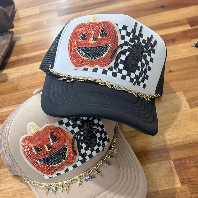 Over The Top Spooky Trucker Hat - Image 3