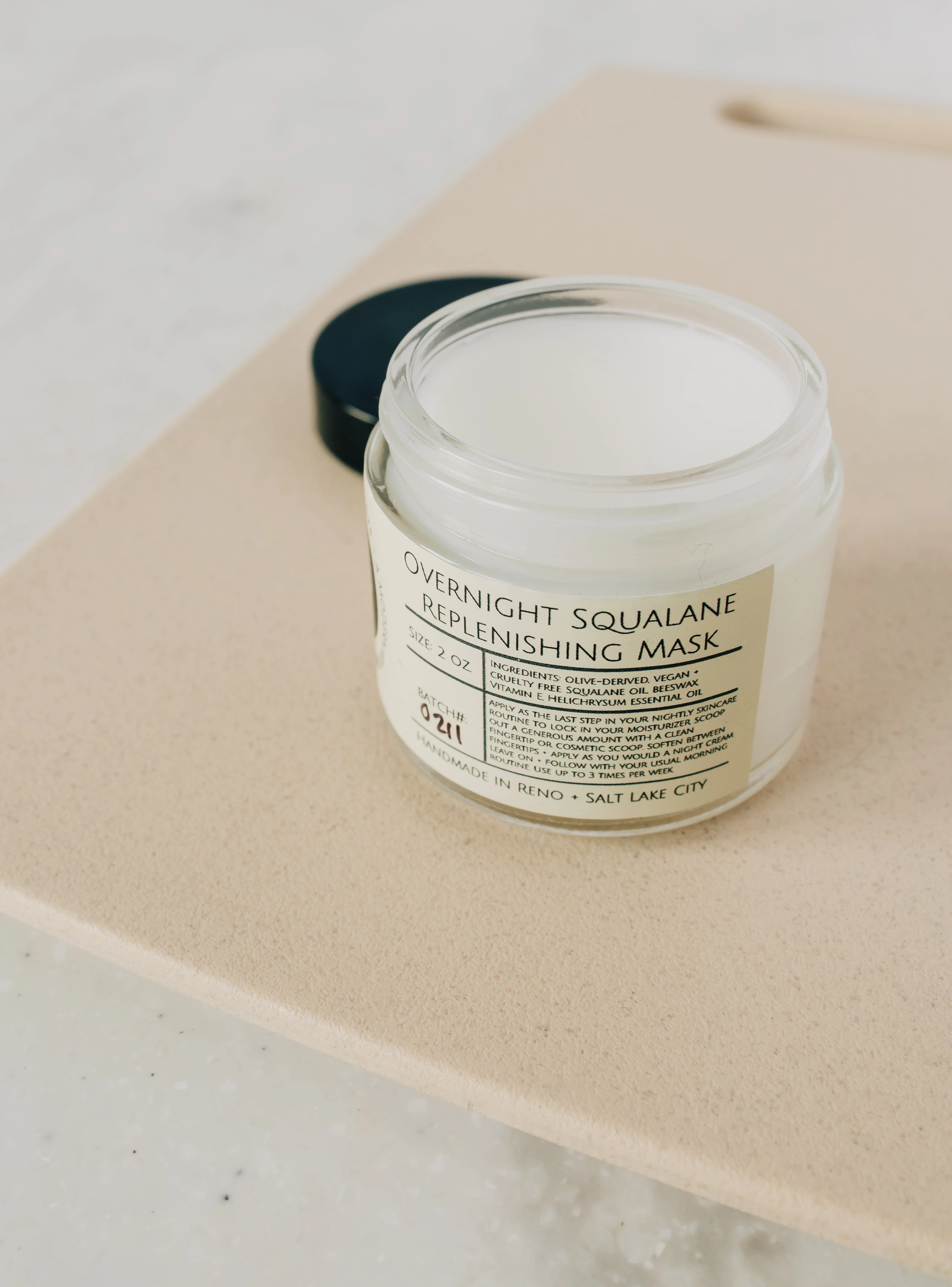 Overnight Replenishing Squalane Mask - Skin Firming + Hydrating Sleep Mask - Image 2