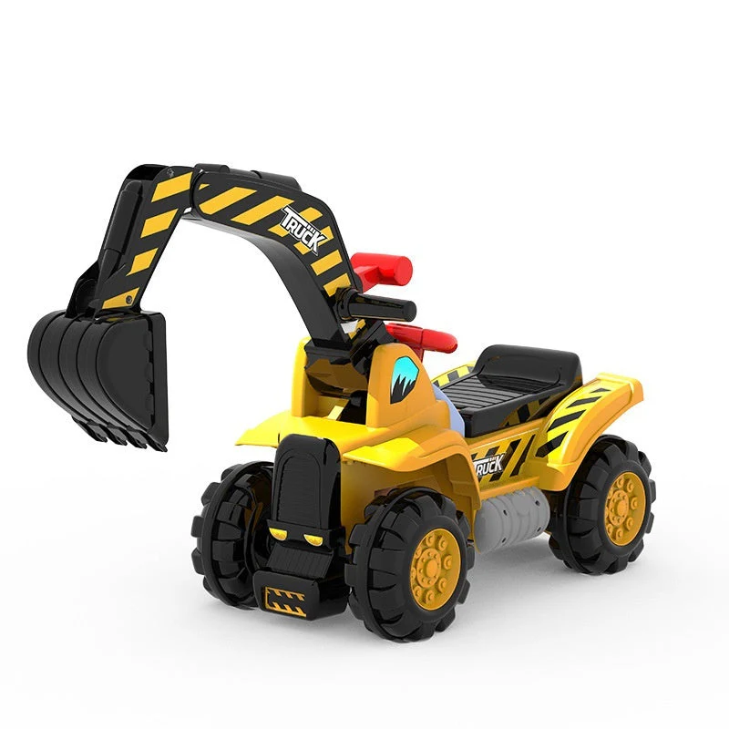 Oversized Portable Riding Hook Machine Electric Excavator Car Girl And Boy Children Excavator Toy Engineering Vehicle - Image 5