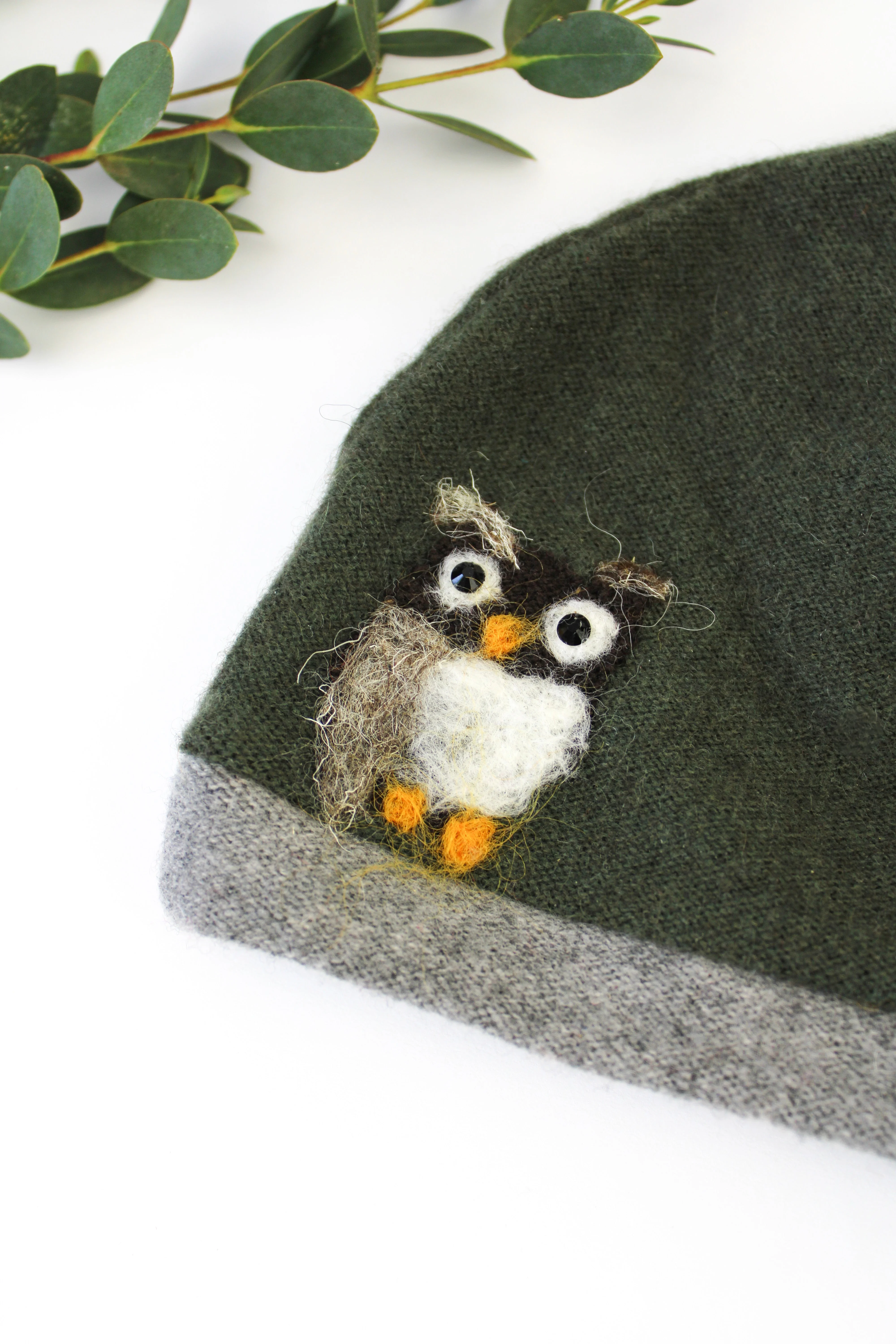 Owl Cashmere Hat - Baby - Image 10
