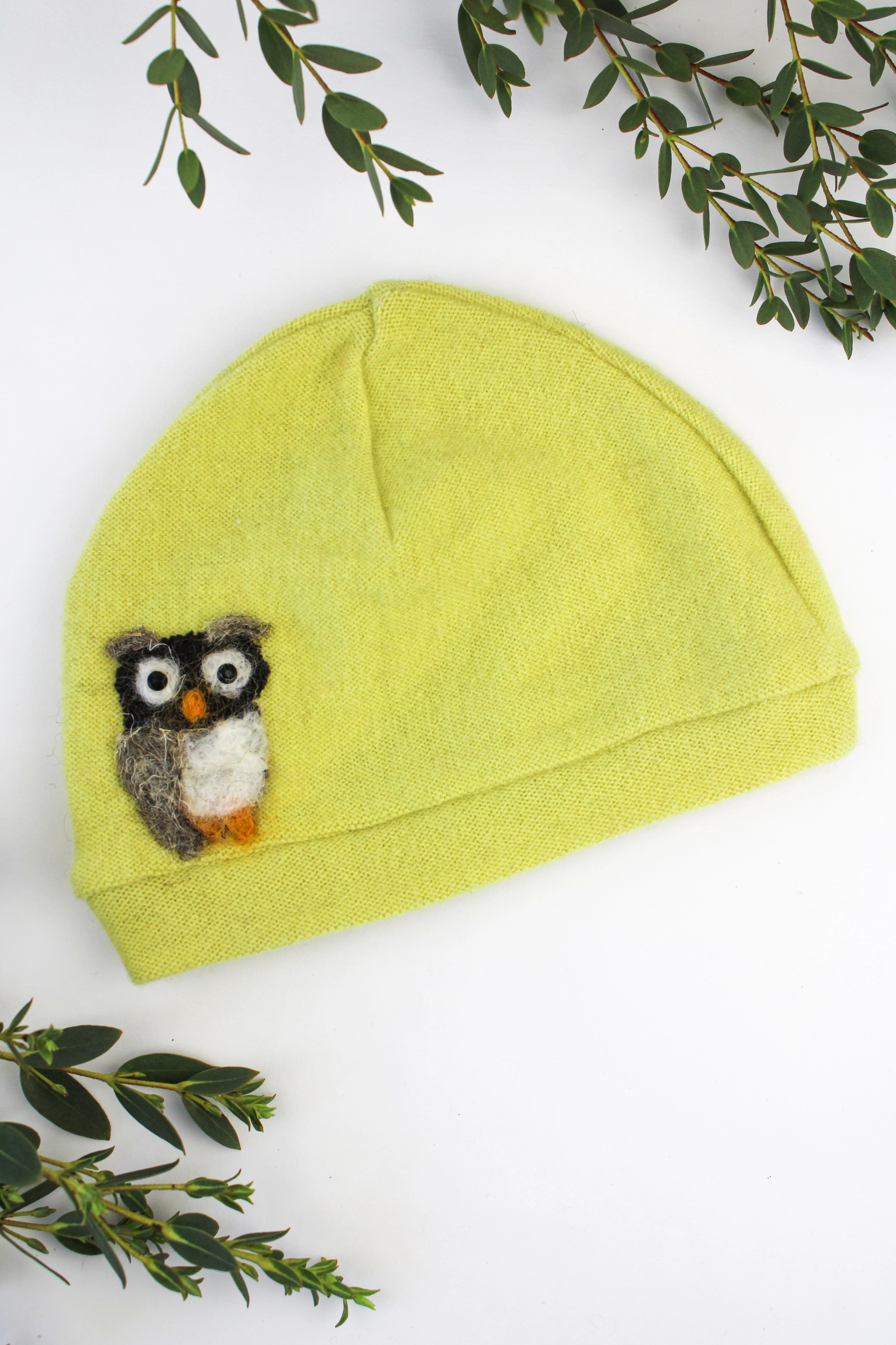 Owl Cashmere Hat - Baby - Image 12