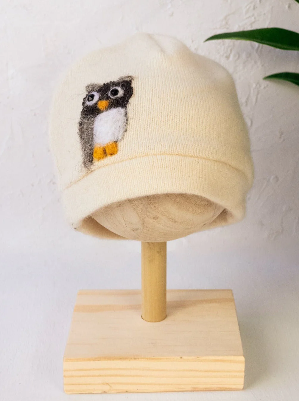 Owl Cashmere Hat - Baby - Image 4