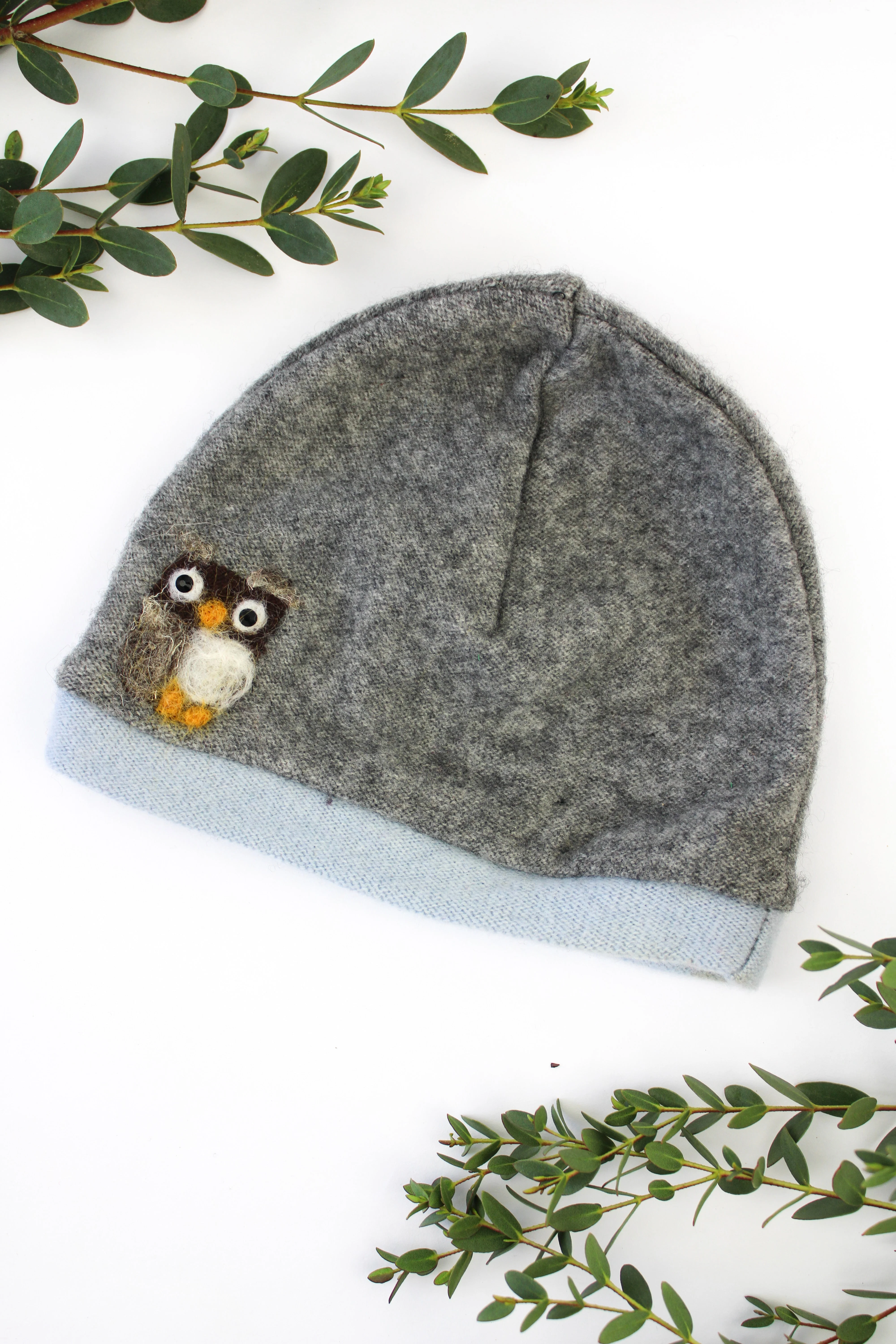 Owl Cashmere Hat - Baby - Image 6