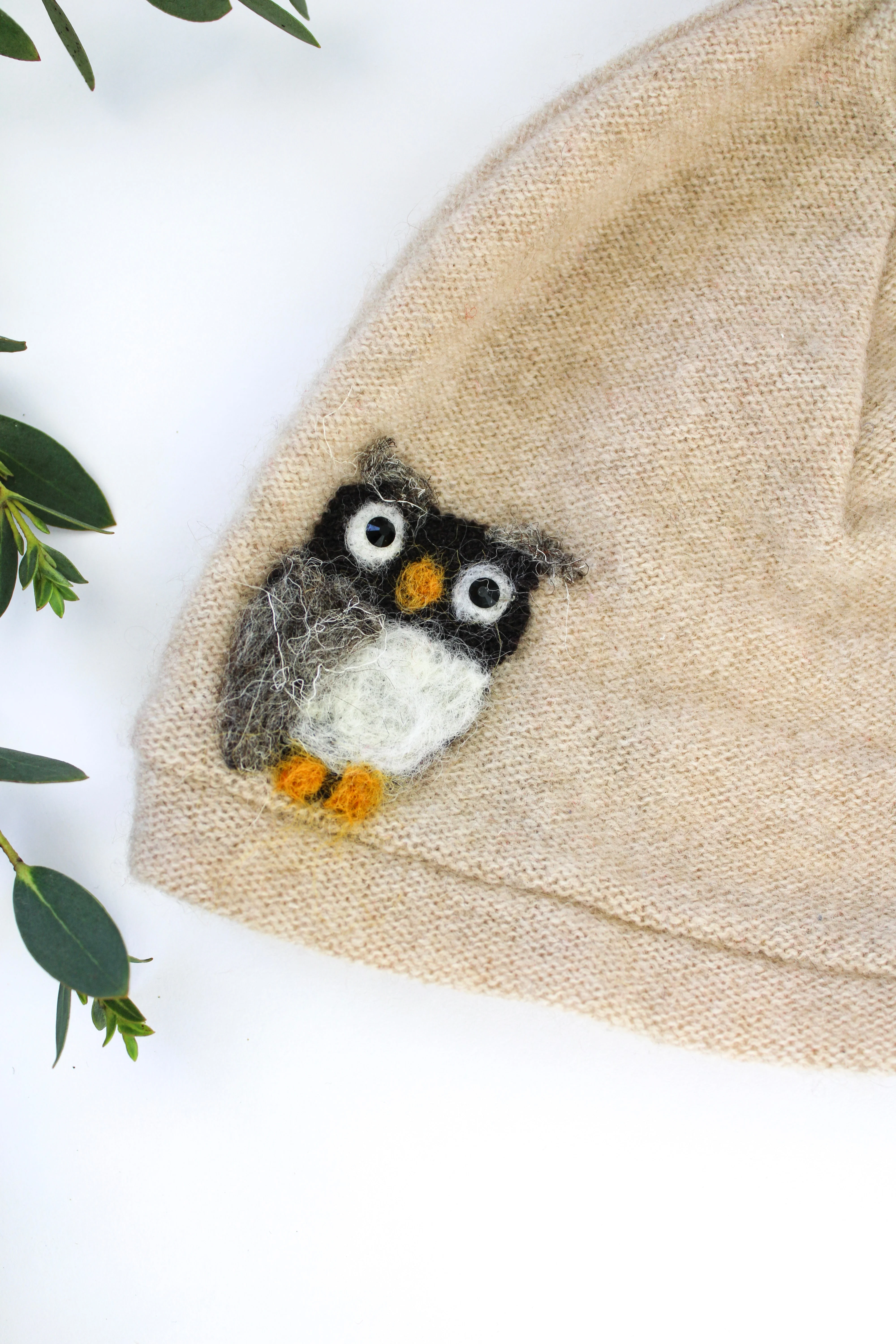 Owl Cashmere Hat - Baby - Image 7