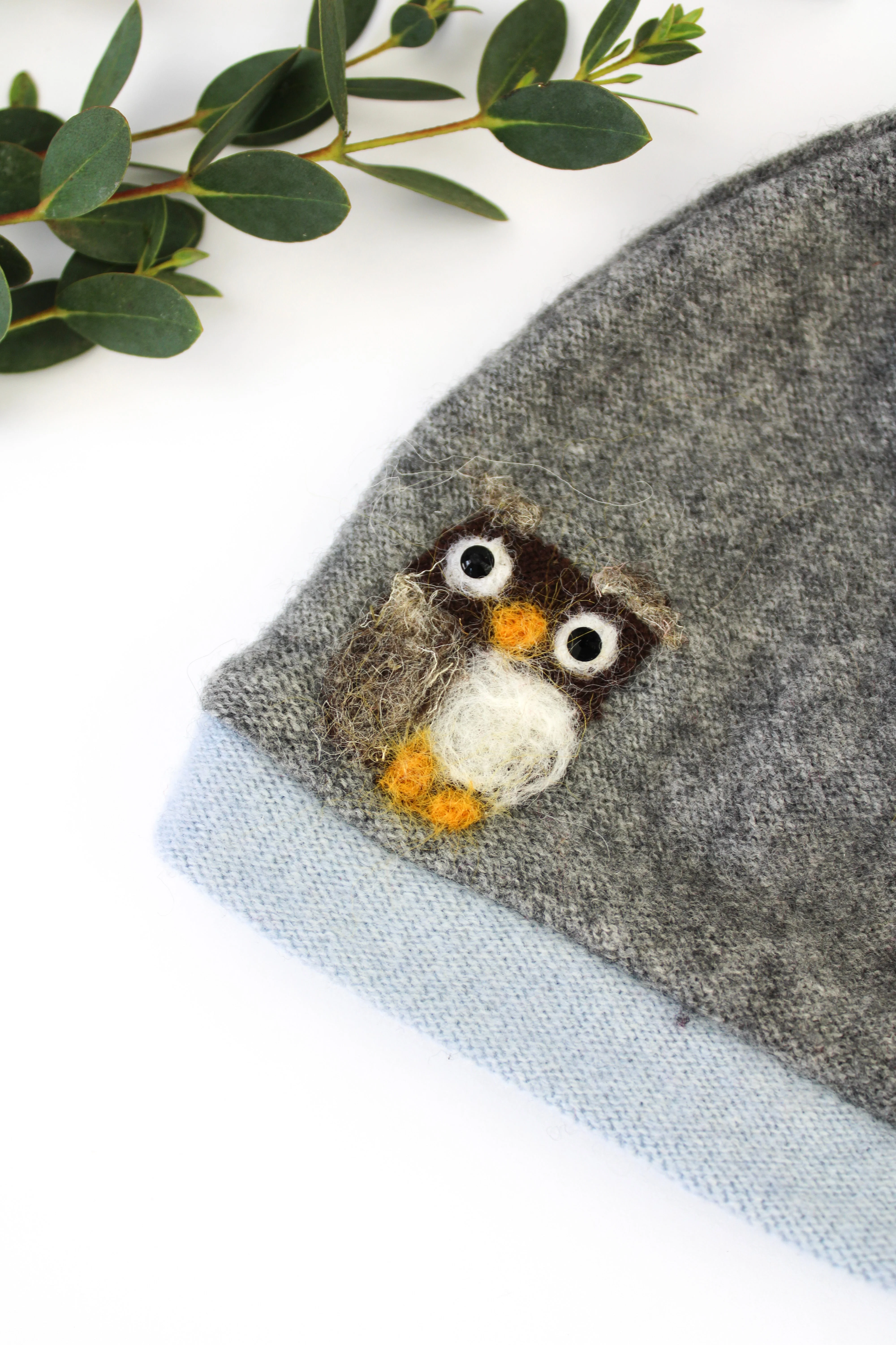 Owl Cashmere Hat - Baby - Image 8