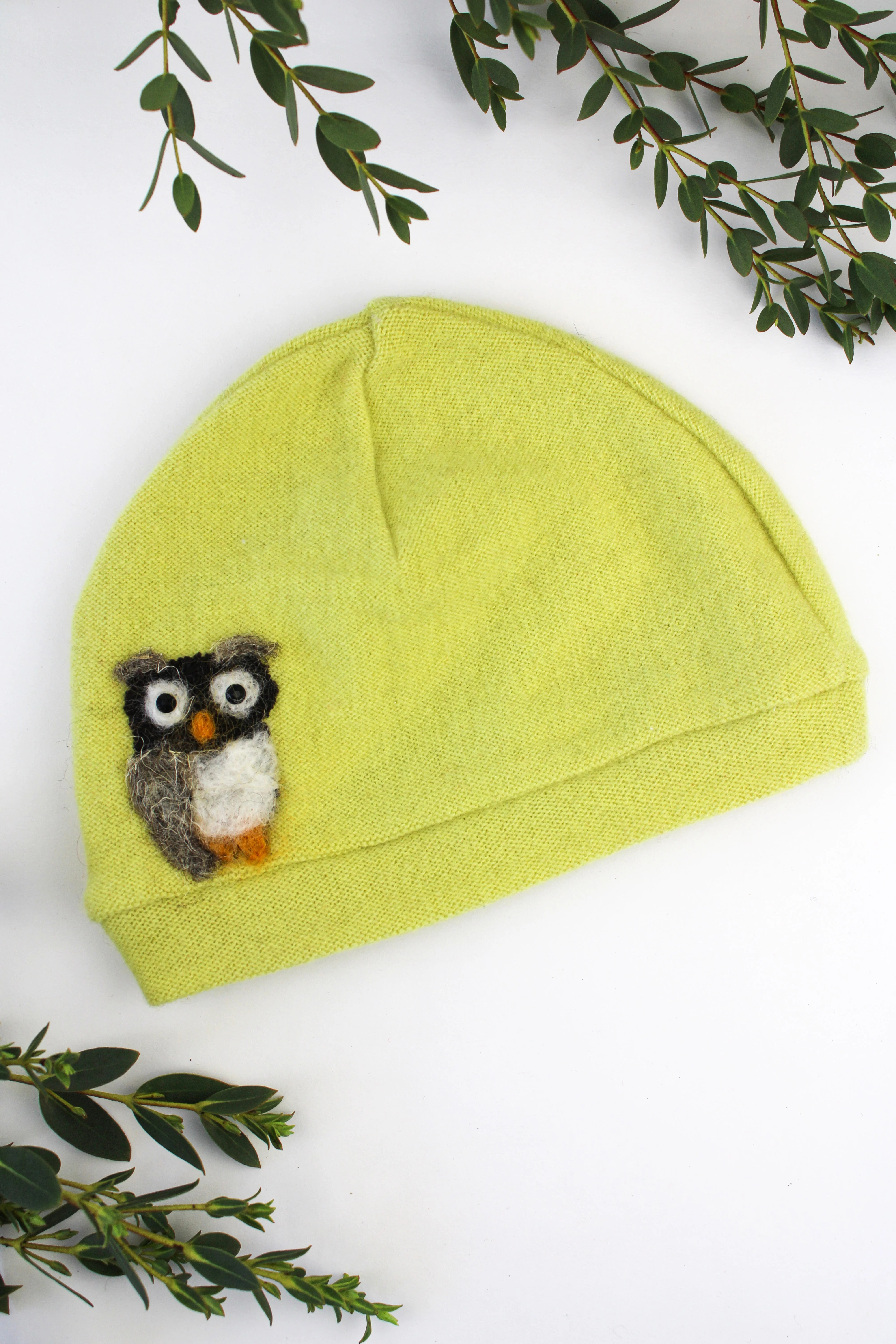 Owl Cashmere Hat - Baby - Image 9