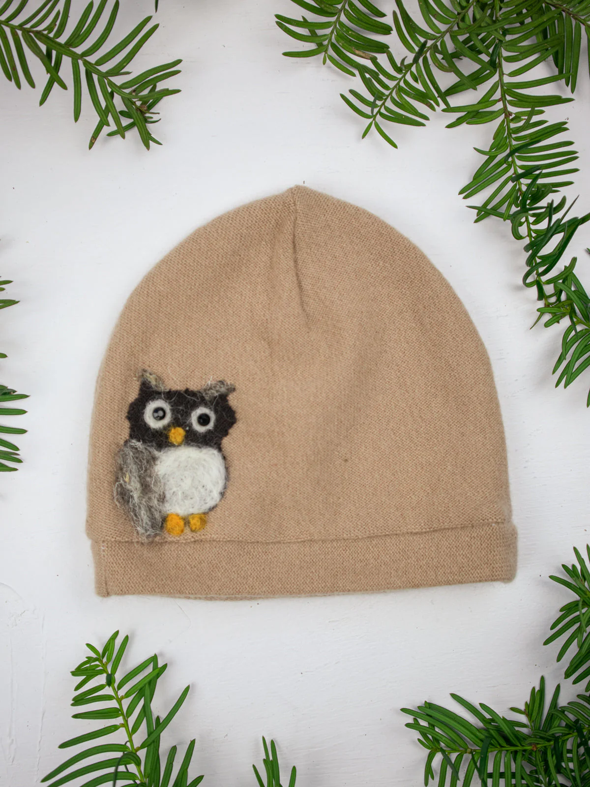 Owl Cashmere Hat - Child - Image 10