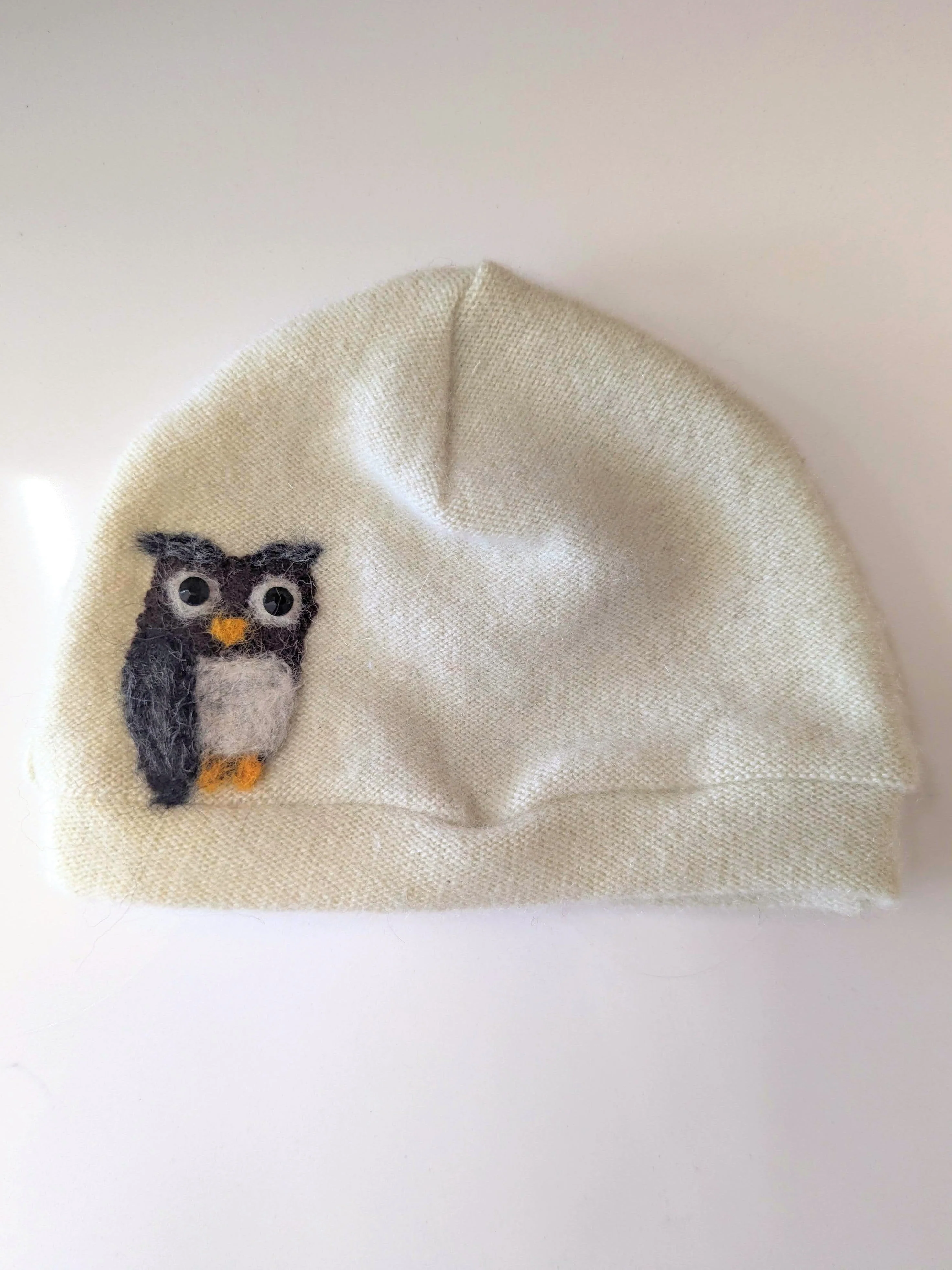 Owl Cashmere Hat - Child - Image 11