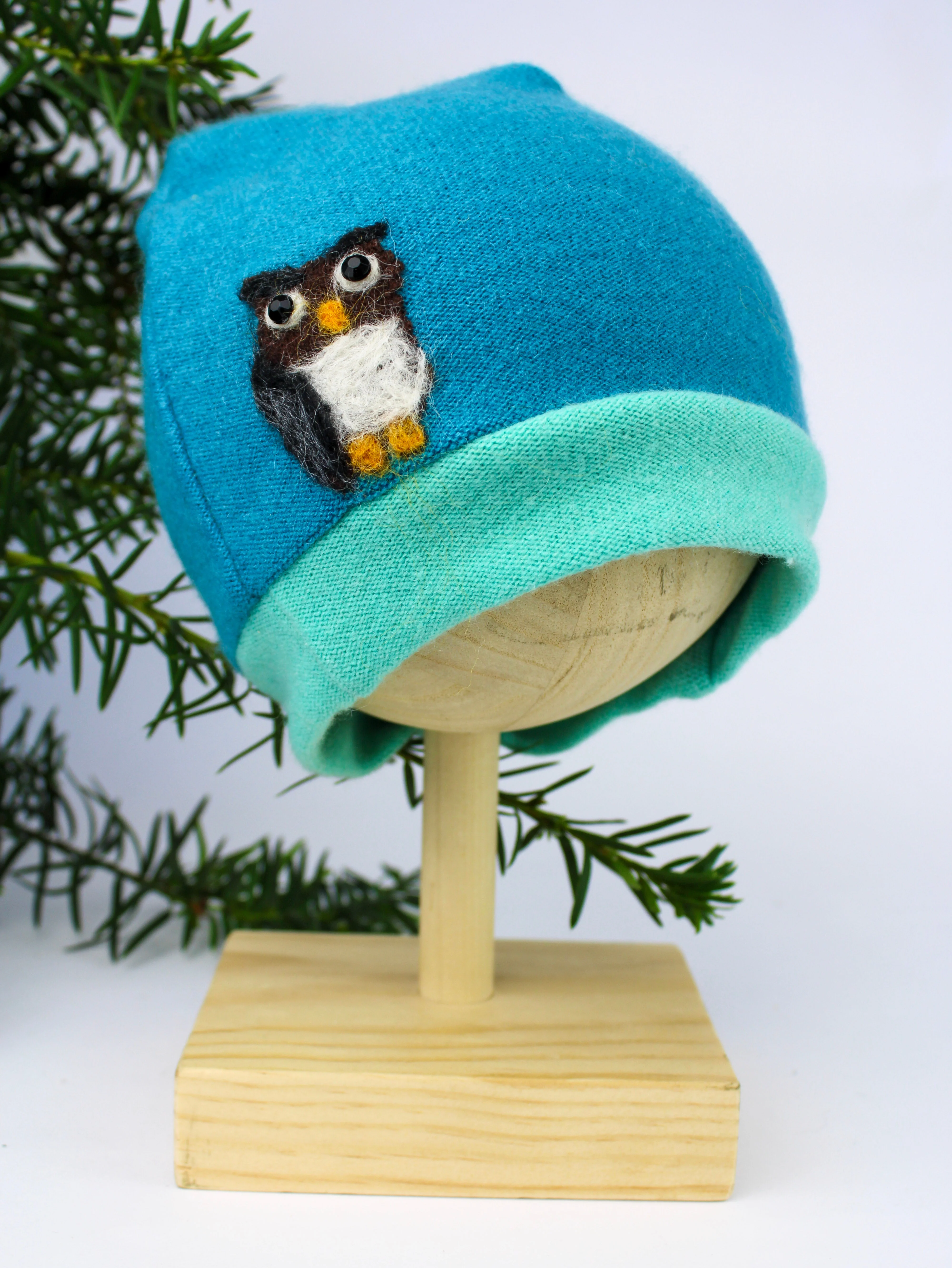 Owl Cashmere Hat - Child - Image 14