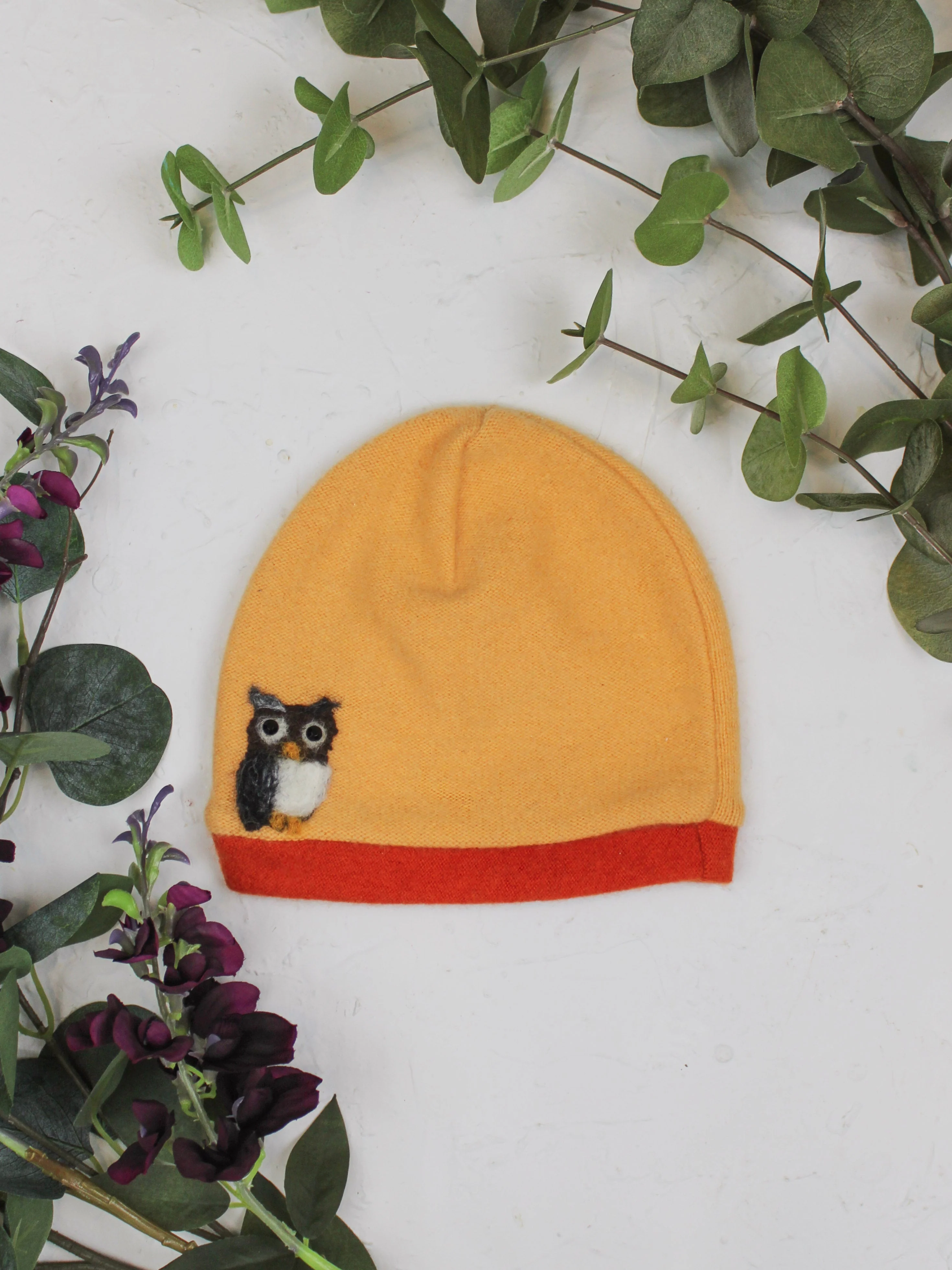 Owl Cashmere Hat - Child - Image 15