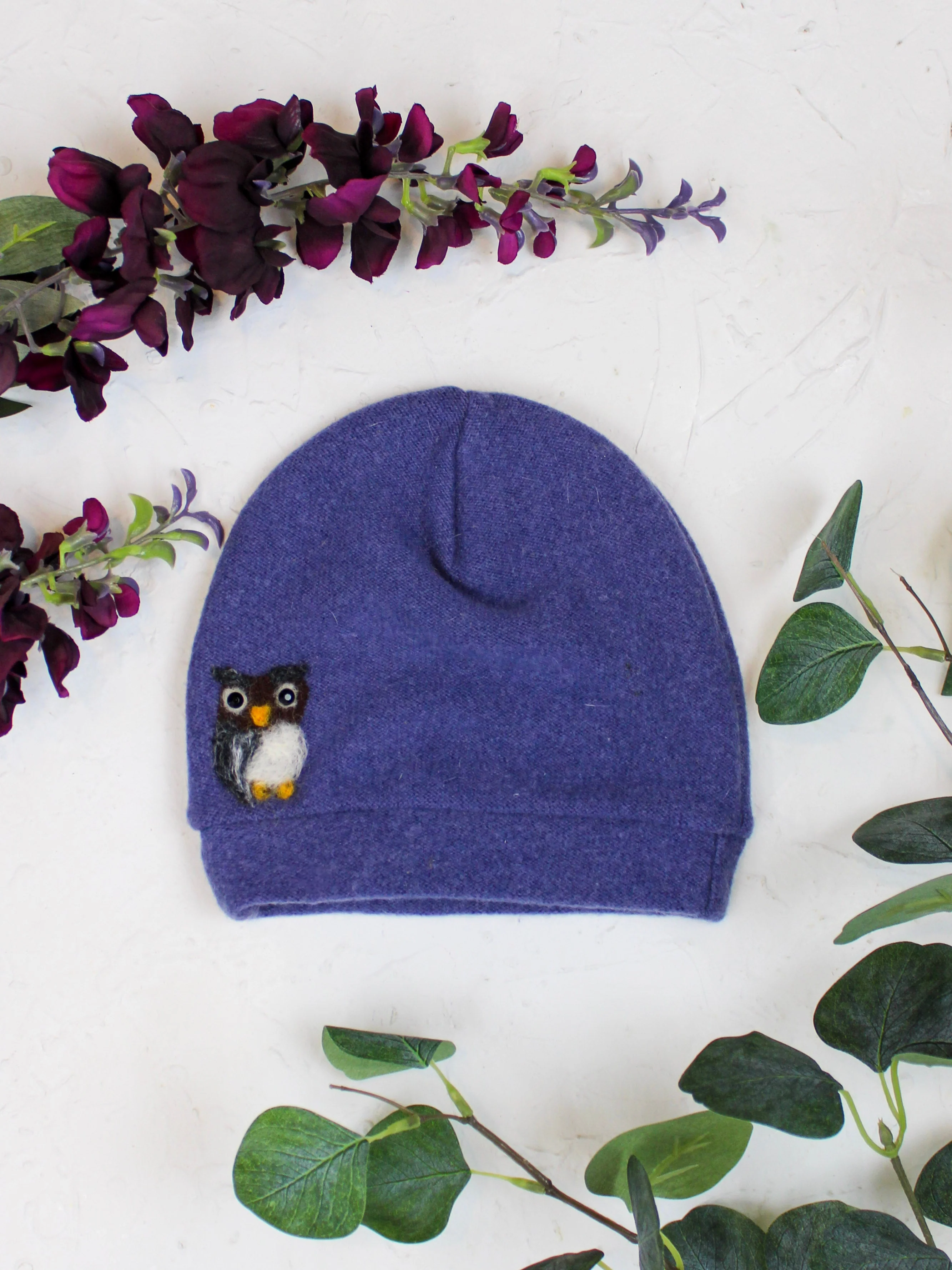 Owl Cashmere Hat - Child - Image 17