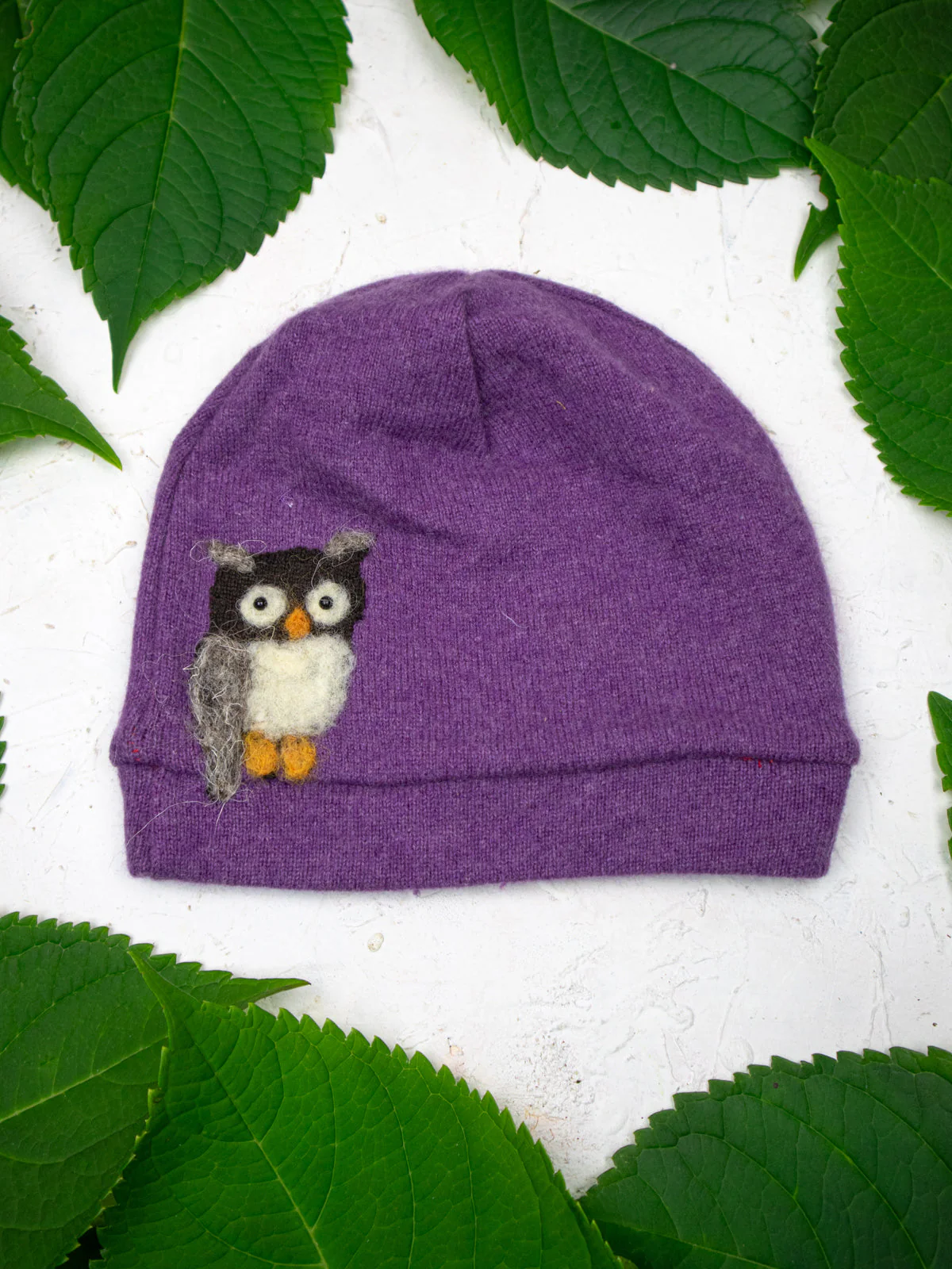 Owl Cashmere Hat - Child - Image 3