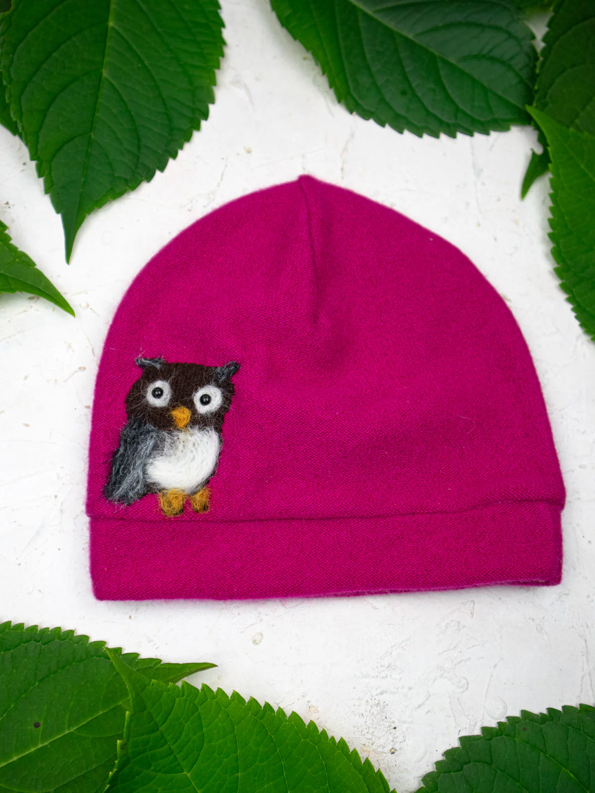 Owl Cashmere Hat - Child - Image 4