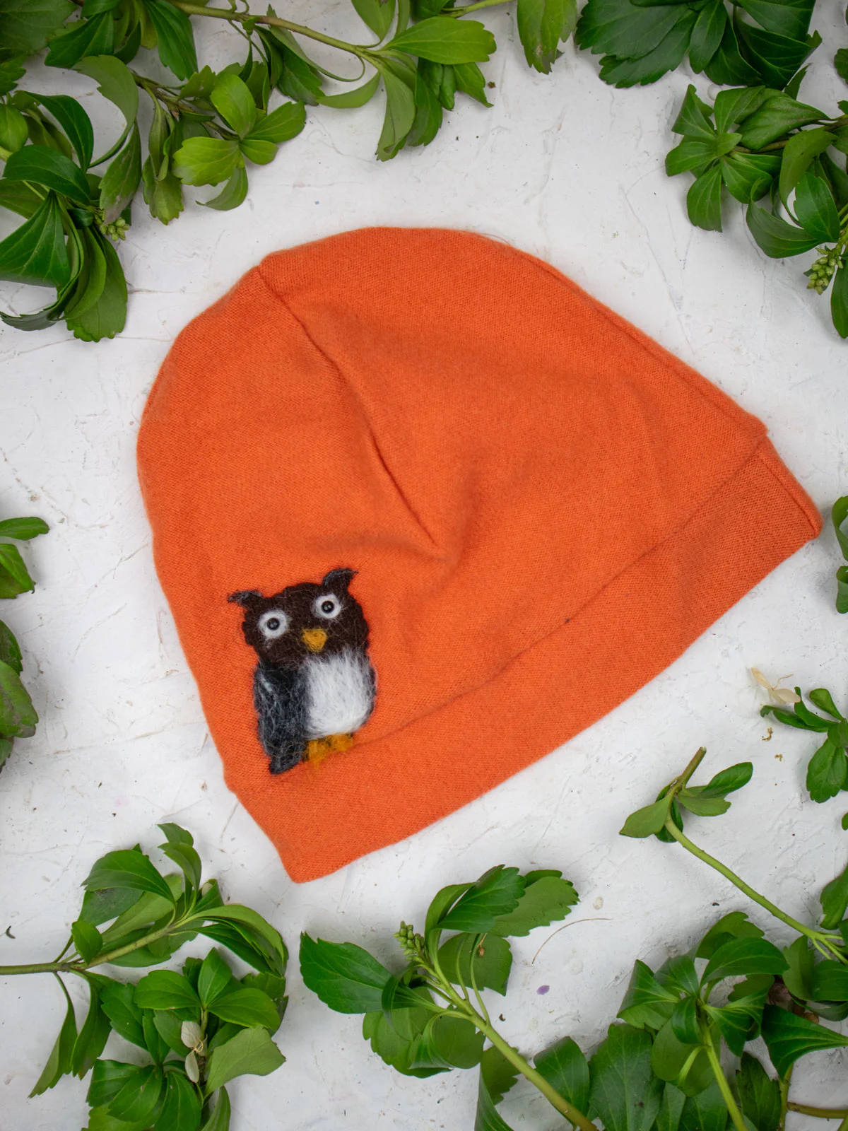 Owl Cashmere Hat - Child - Image 5