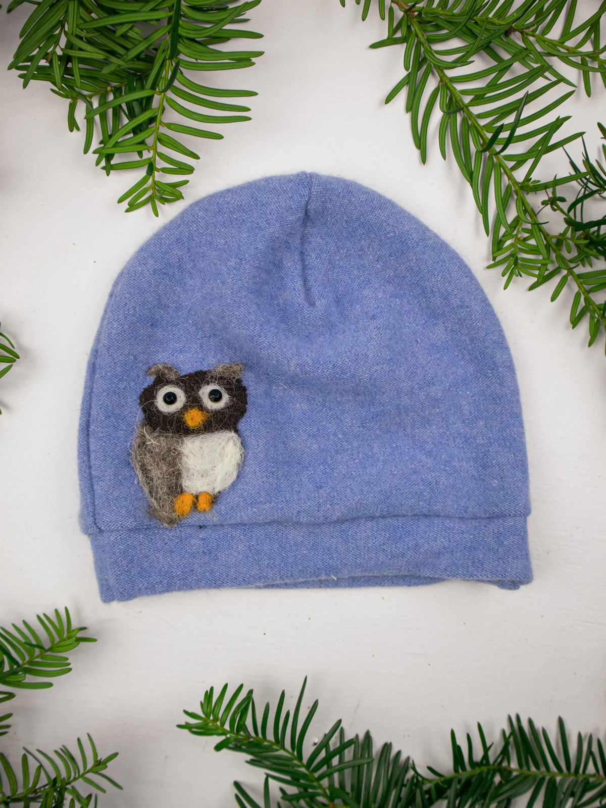 Owl Cashmere Hat - Child - Image 8