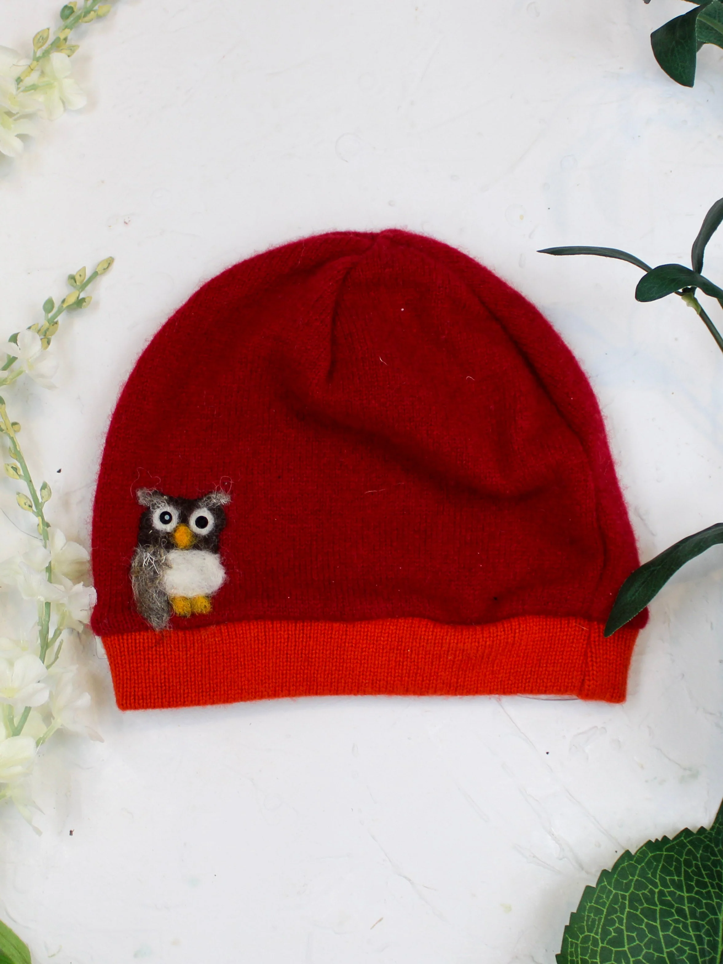 Owl Cashmere Hat - Toddler - Image 11