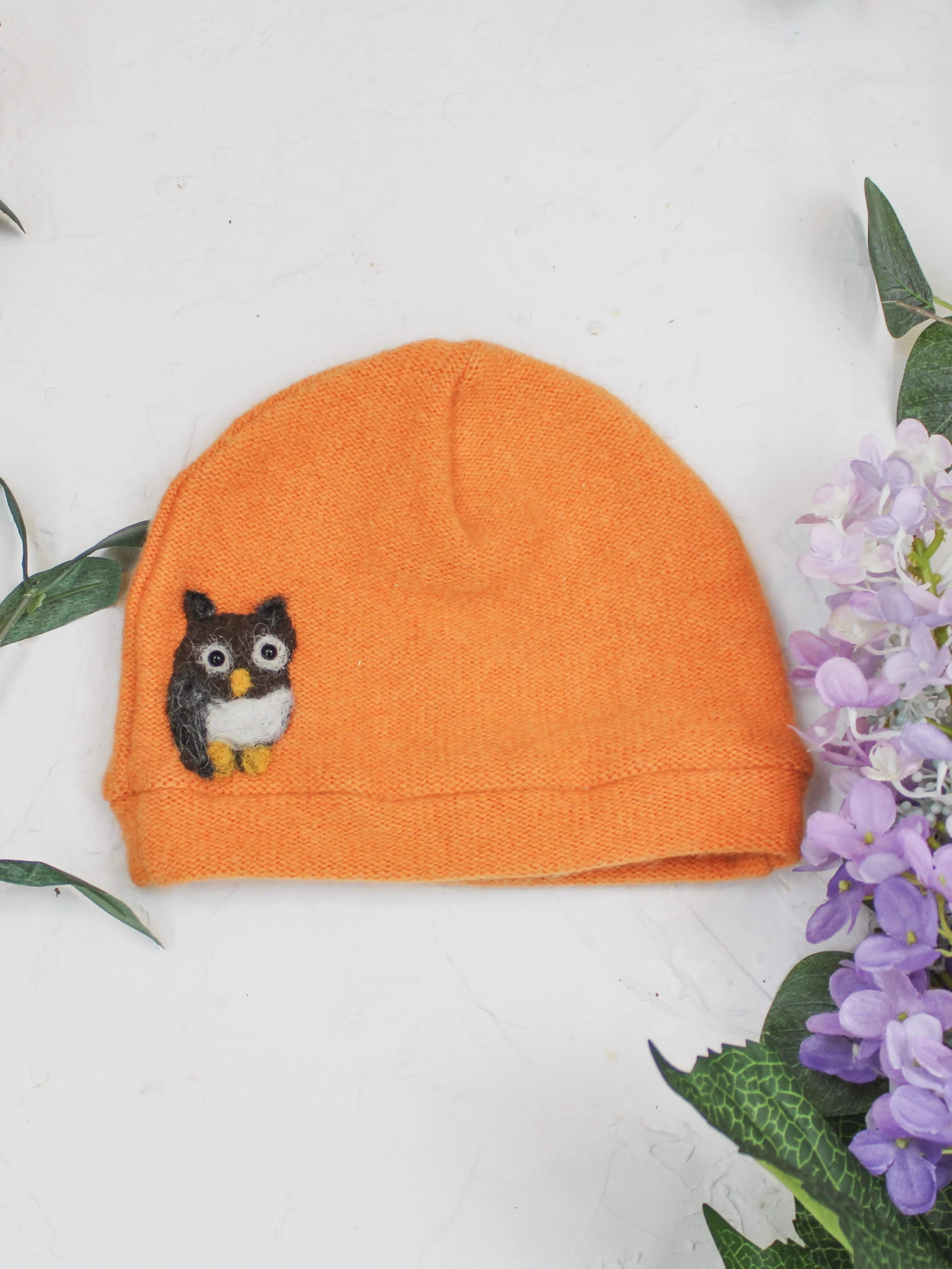 Owl Cashmere Hat - Toddler - Image 13