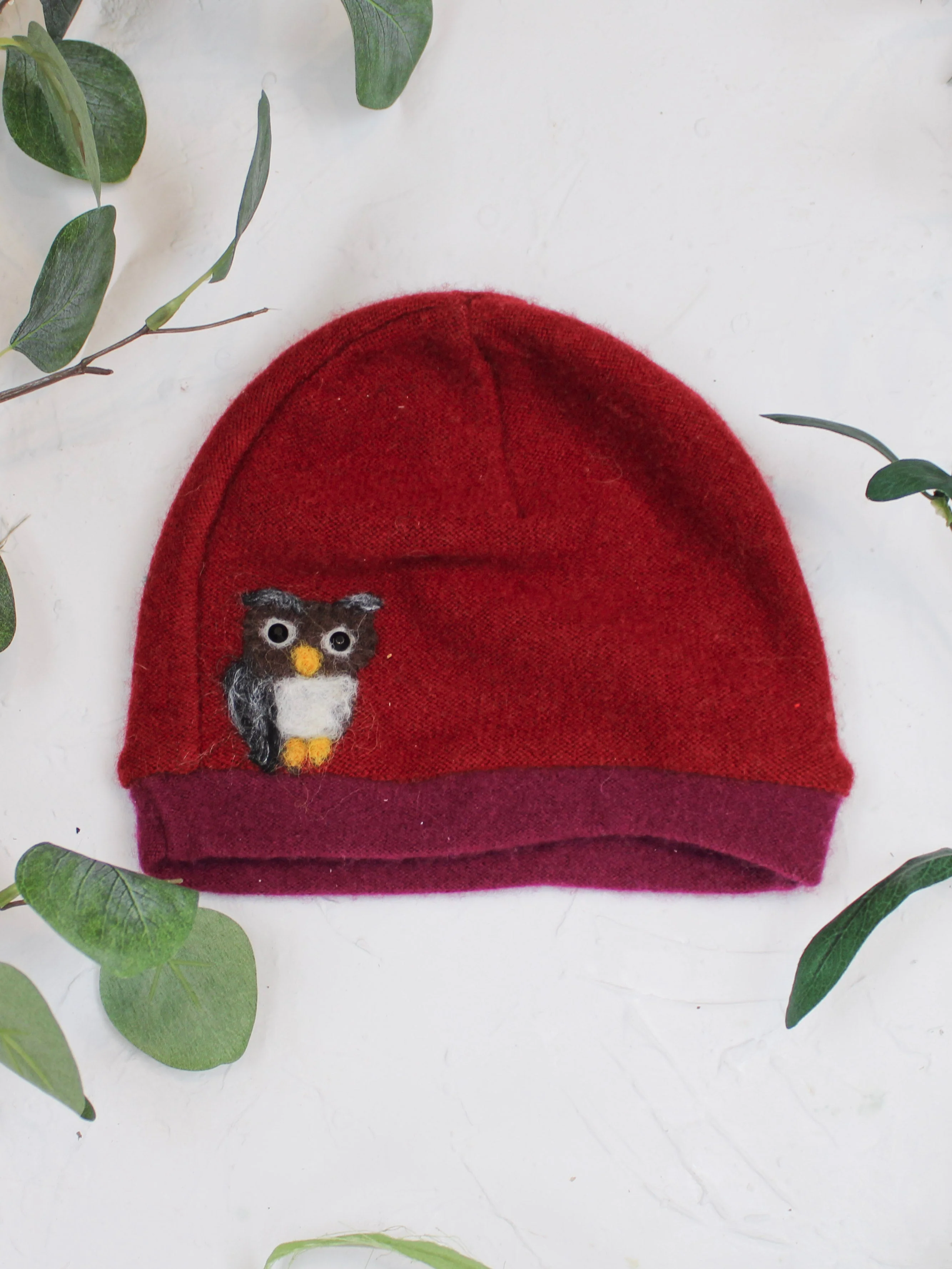 Owl Cashmere Hat - Toddler - Image 17