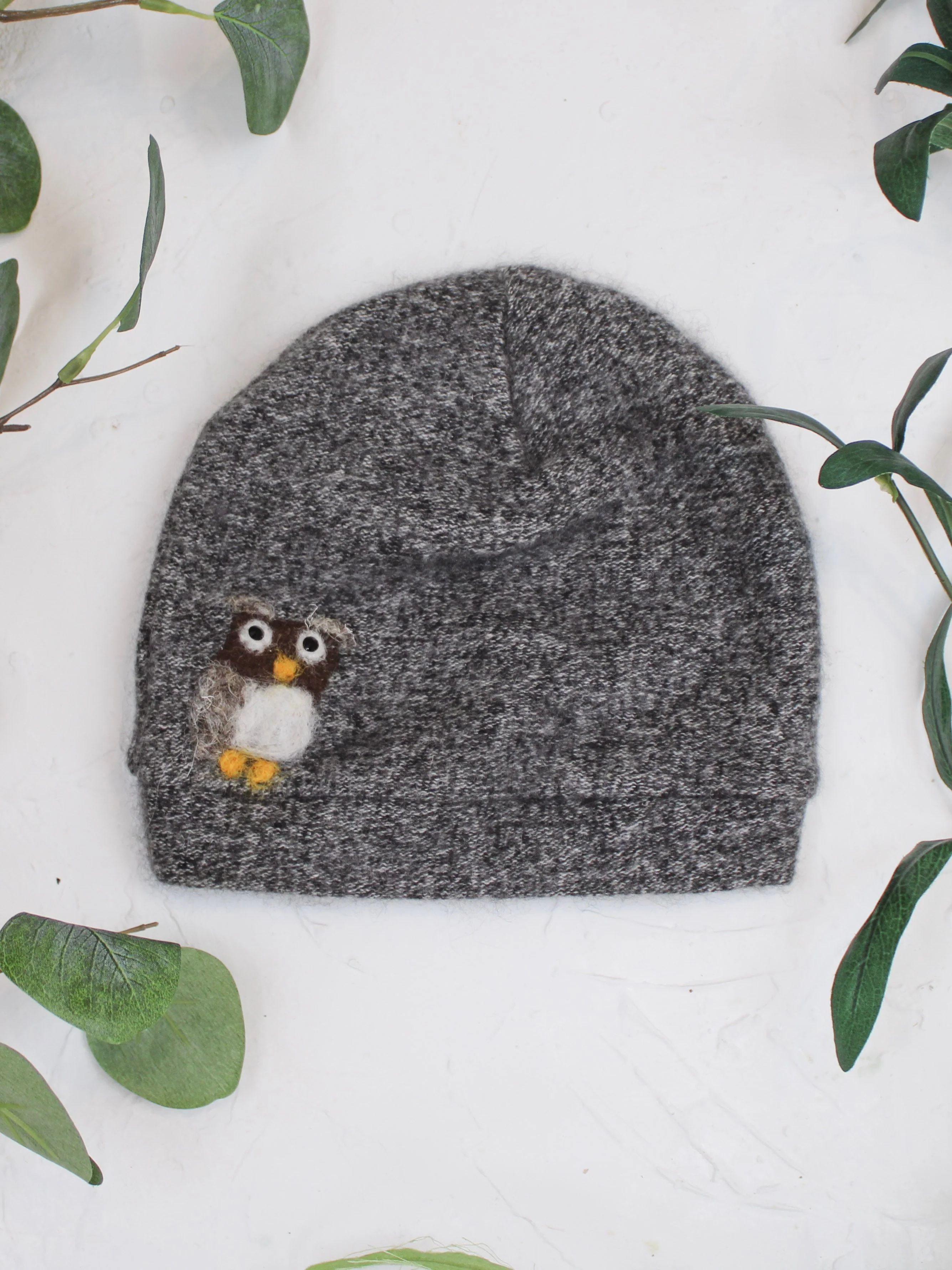 Owl Cashmere Hat - Toddler - Image 18