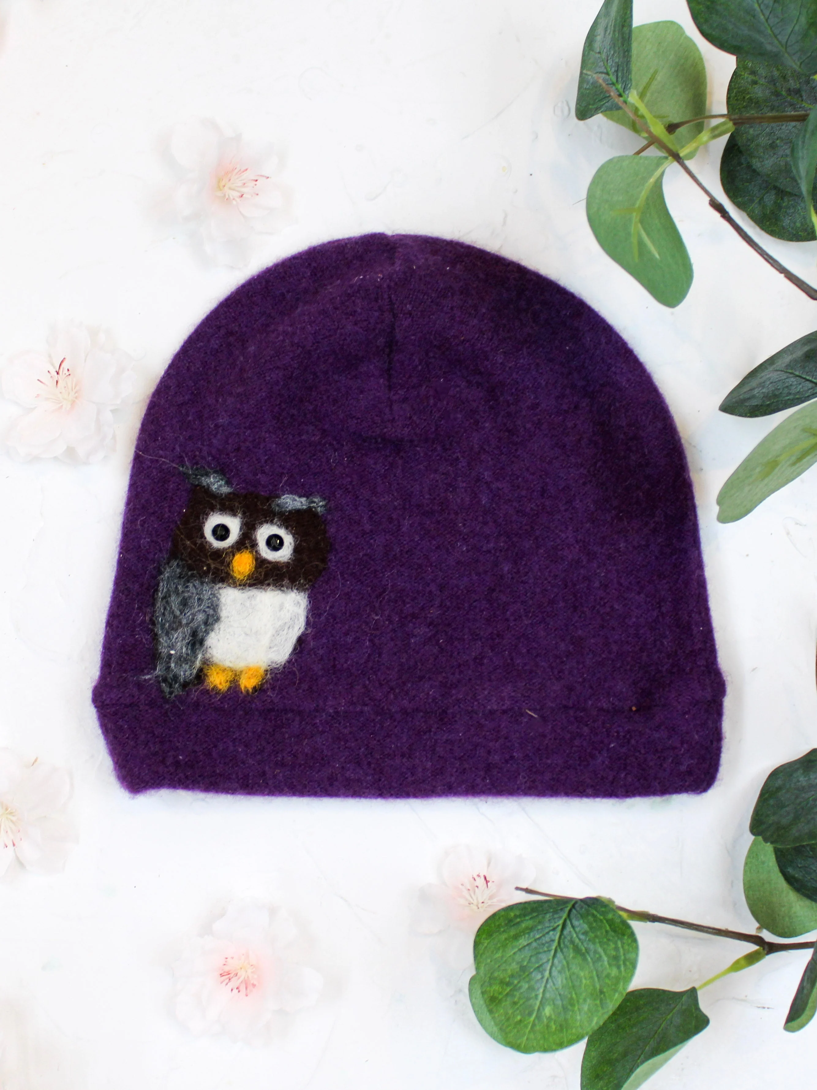 Owl Cashmere Hat - Toddler - Image 19