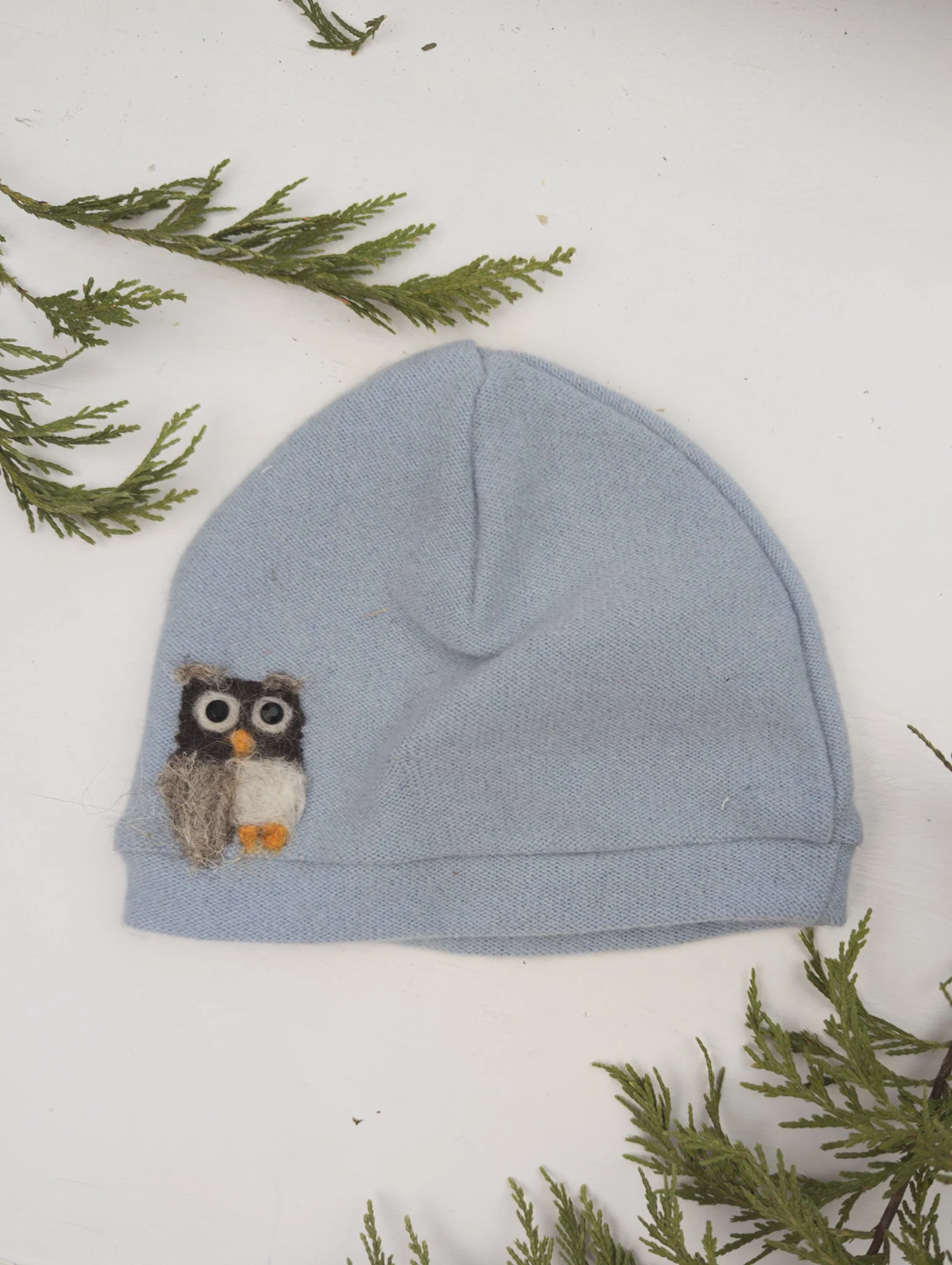 Owl Cashmere Hat - Toddler - Image 6