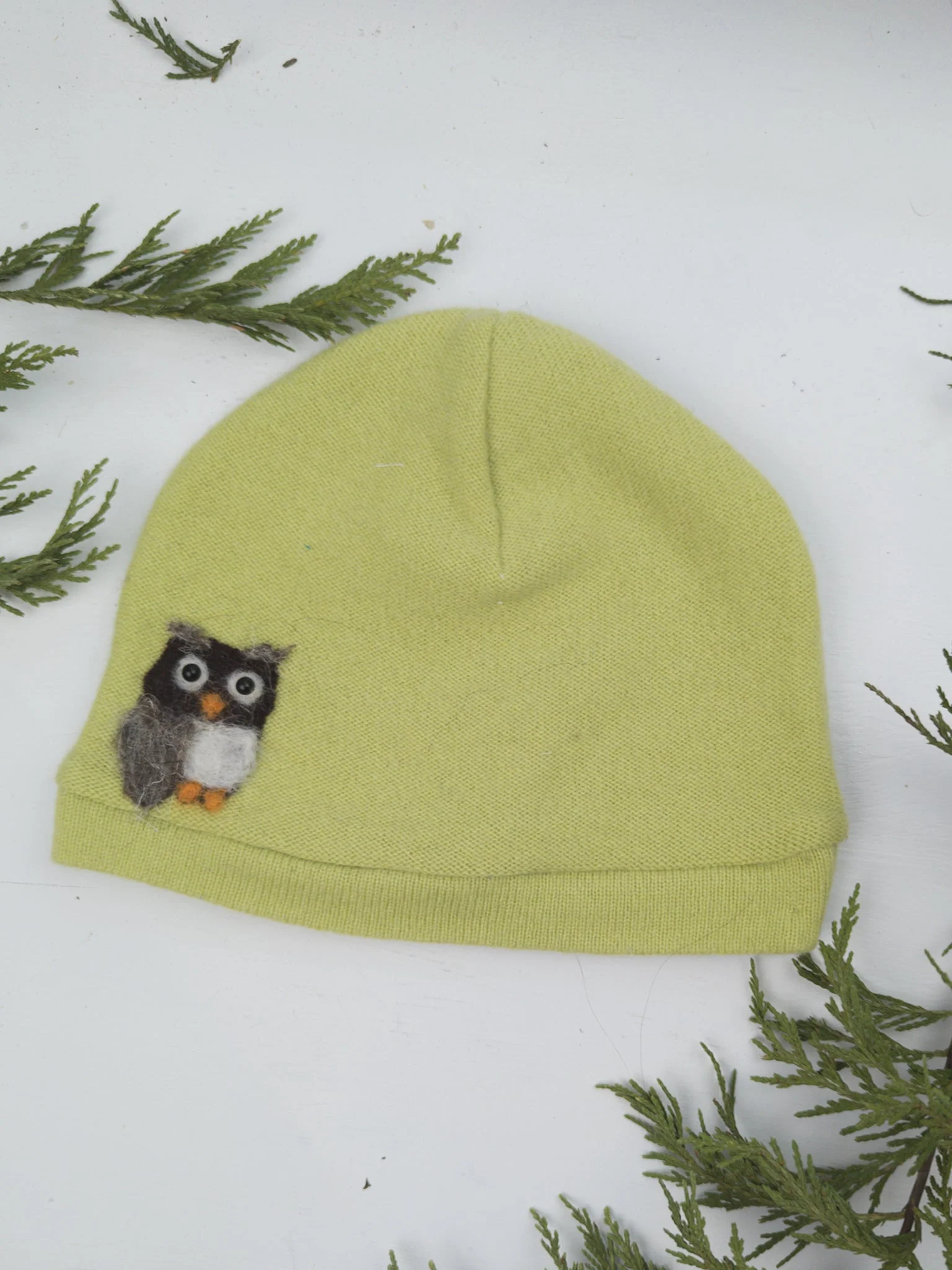 Owl Cashmere Hat - Toddler - Image 7