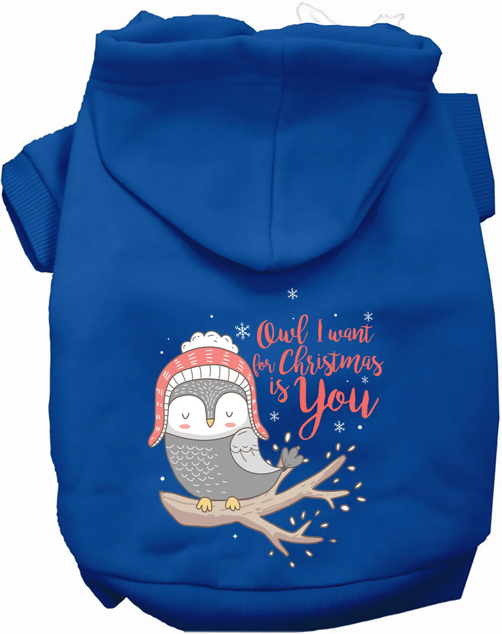 Owl I Want For Christmas Pet Hoodie - Image 4