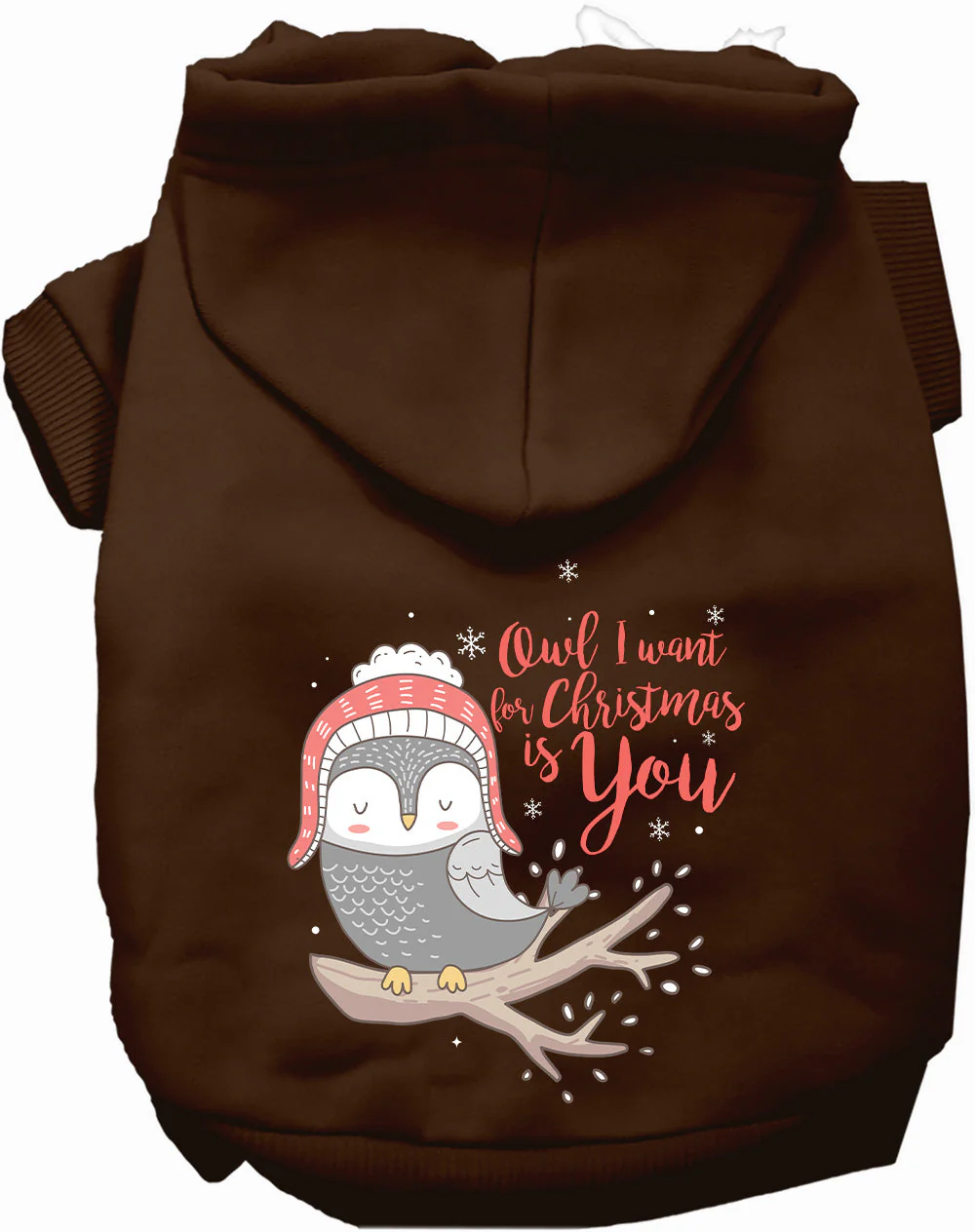 Owl I Want For Christmas Pet Hoodie - Image 5