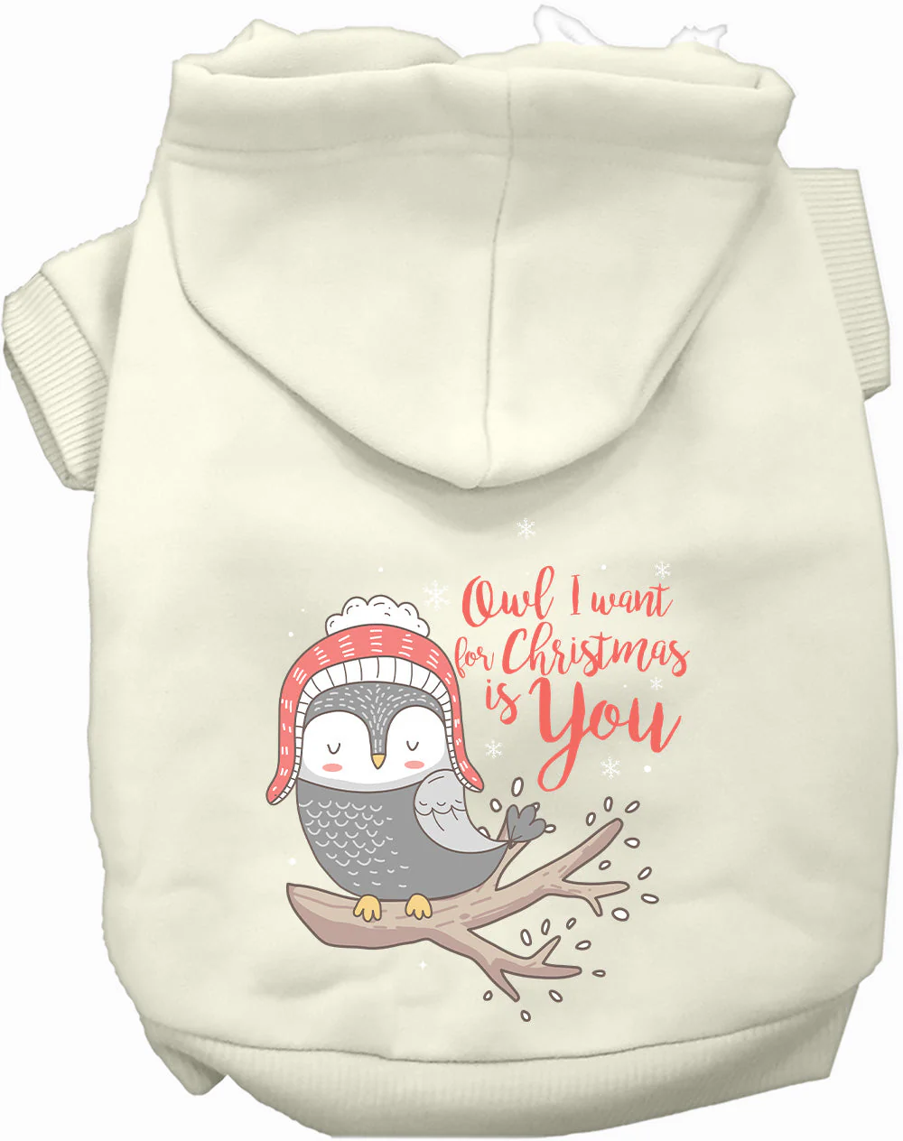 Owl I Want For Christmas Pet Hoodie - Image 6