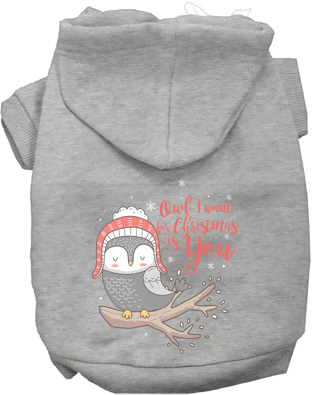 Owl I Want For Christmas Pet Hoodie - Image 7