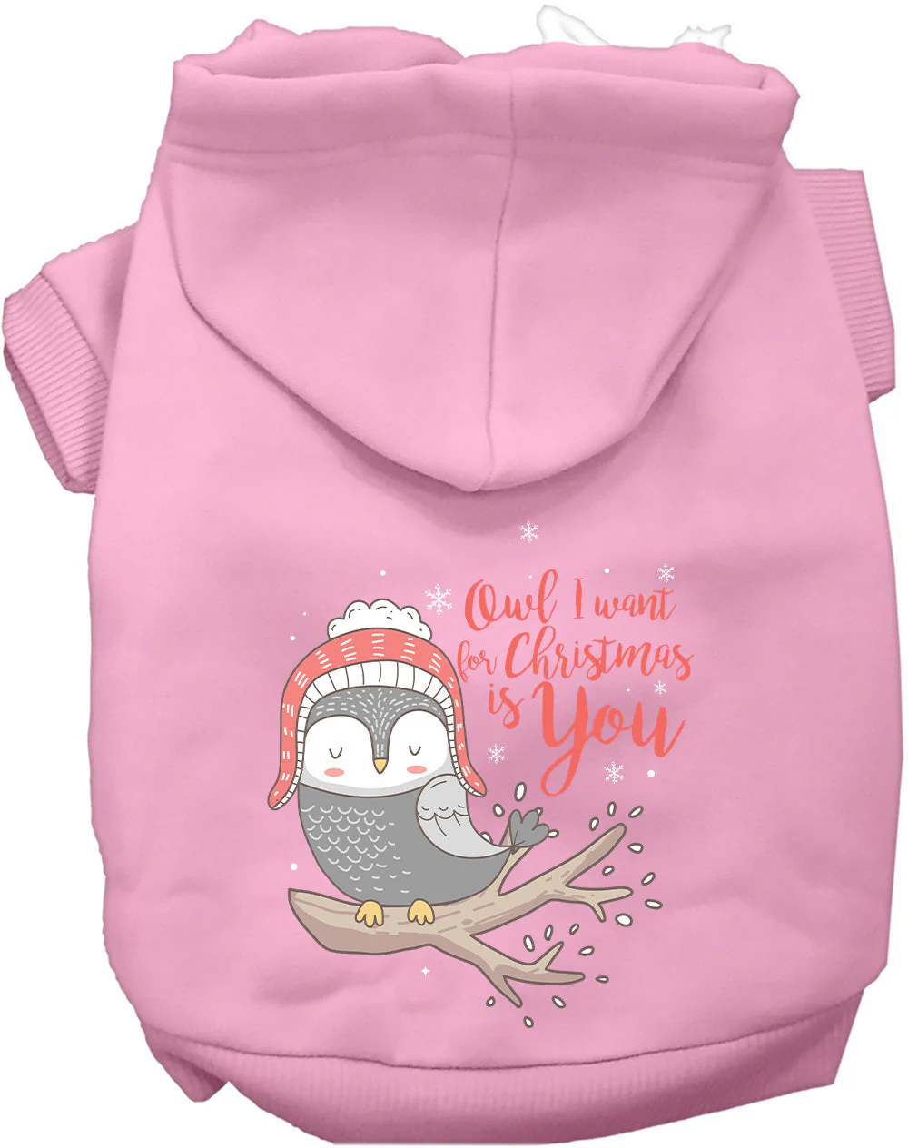 Owl I Want For Christmas Pet Hoodie - Image 8