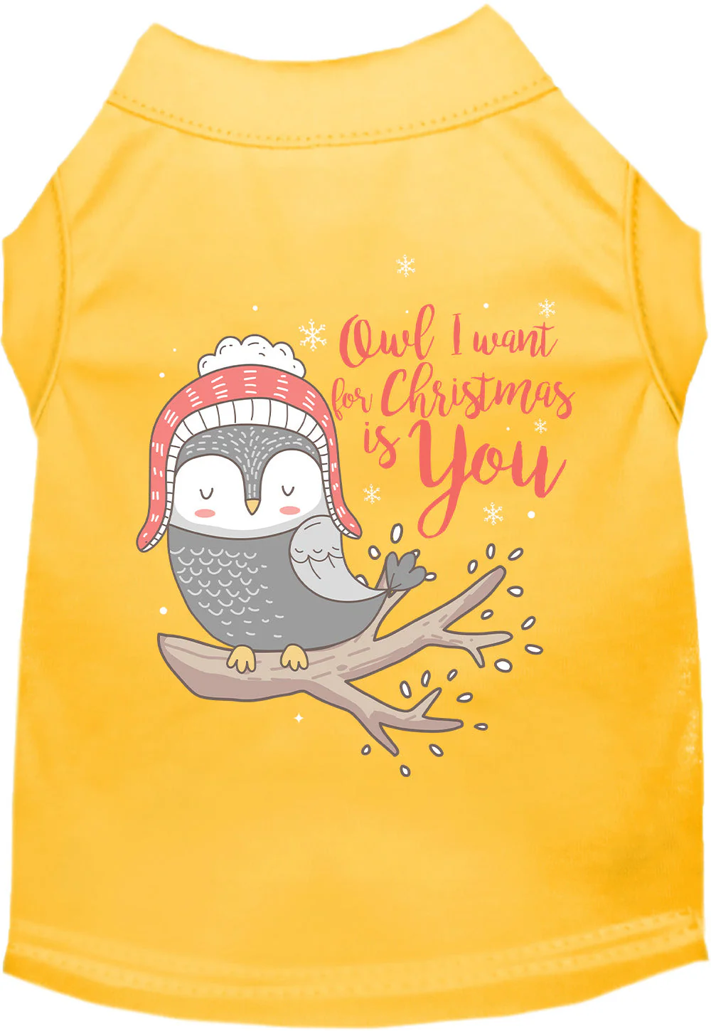 Owl I Want For Christmas Pet Shirt - Image 11