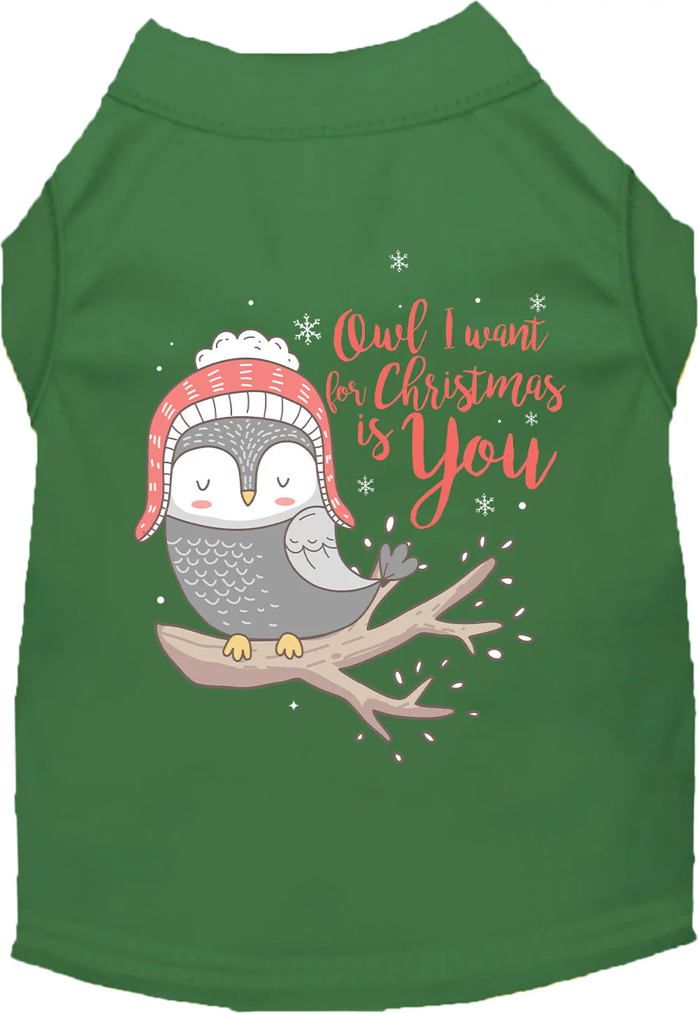 Owl I Want For Christmas Pet Shirt - Image 5