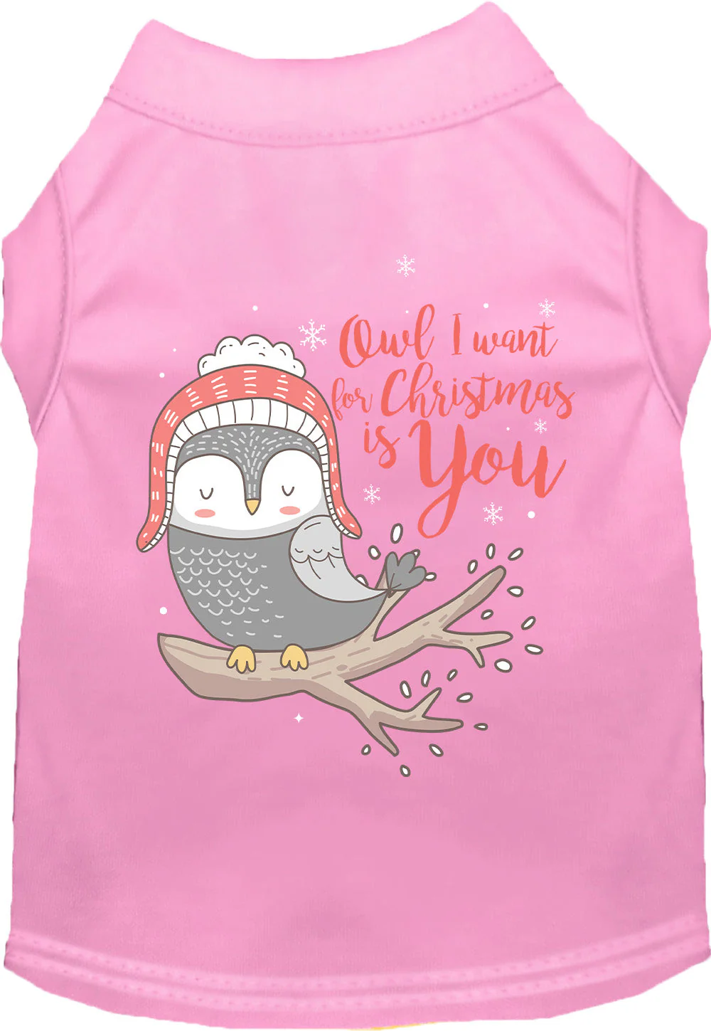 Owl I Want For Christmas Pet Shirt - Image 7