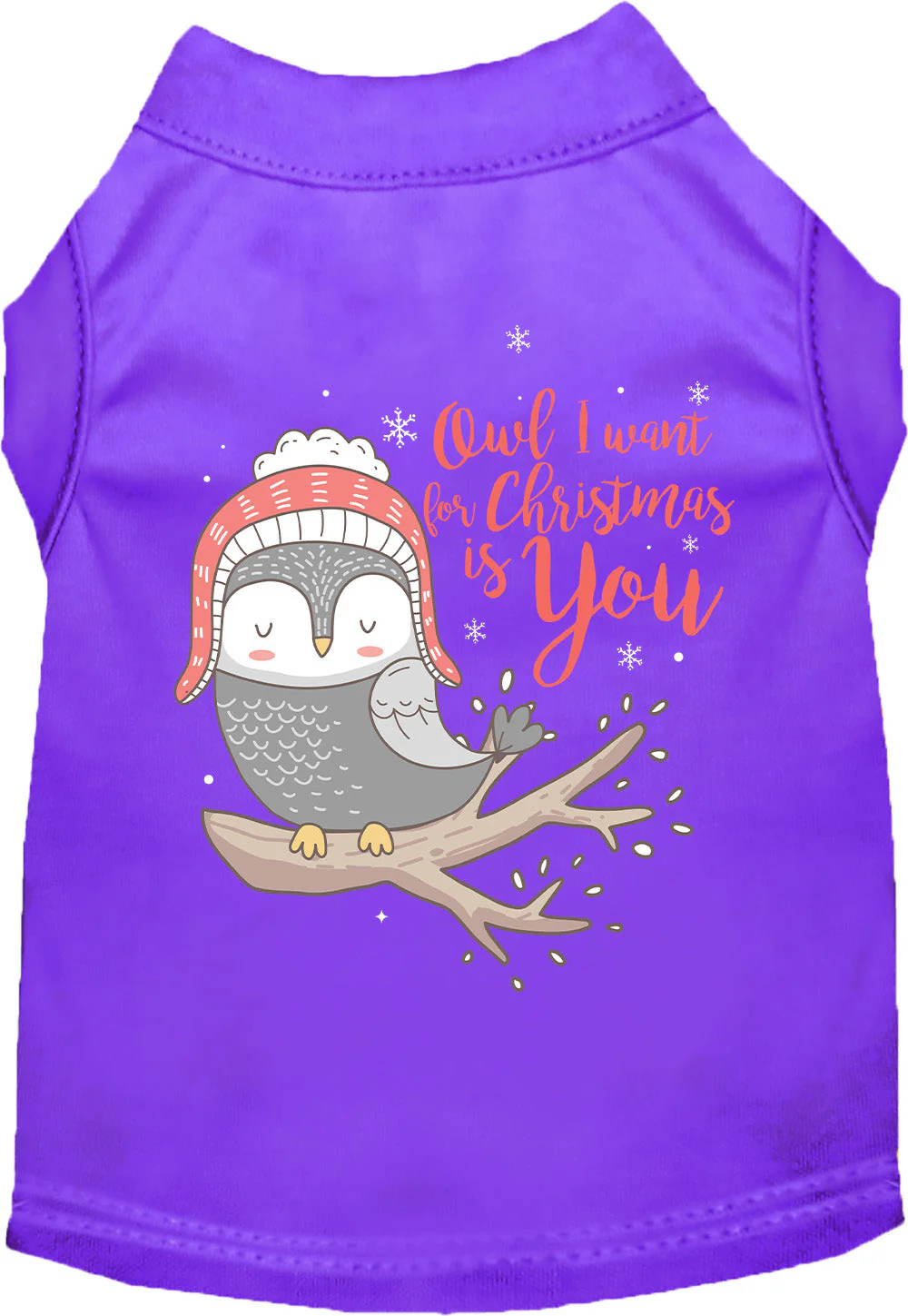 Owl I Want For Christmas Pet Shirt - Image 8