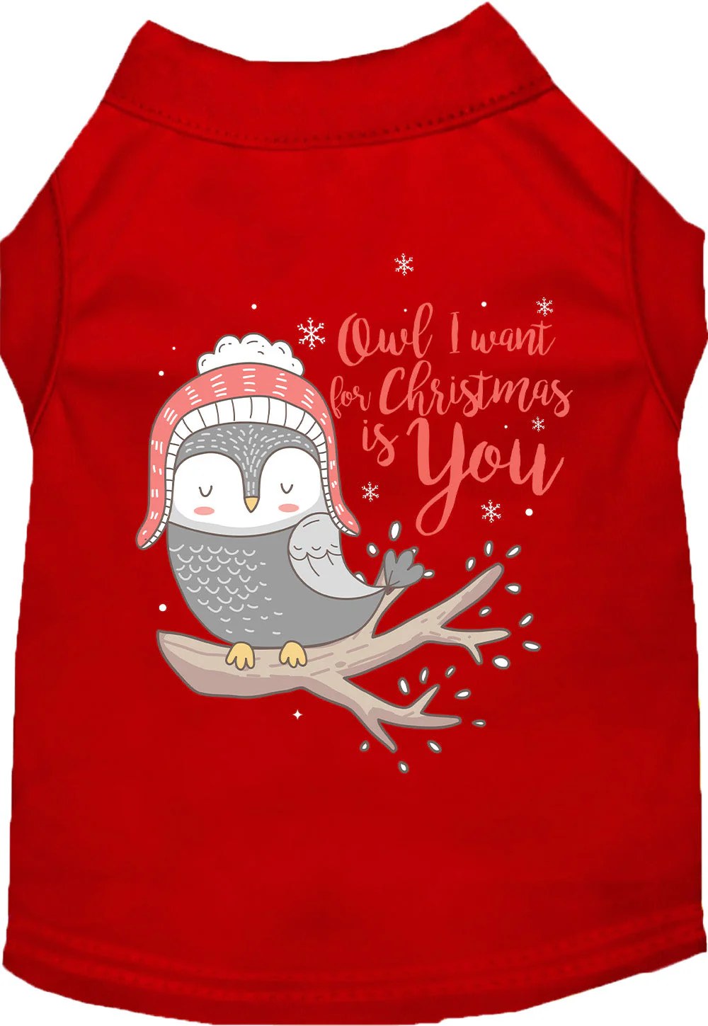Owl I Want For Christmas Pet Shirt - Image 9