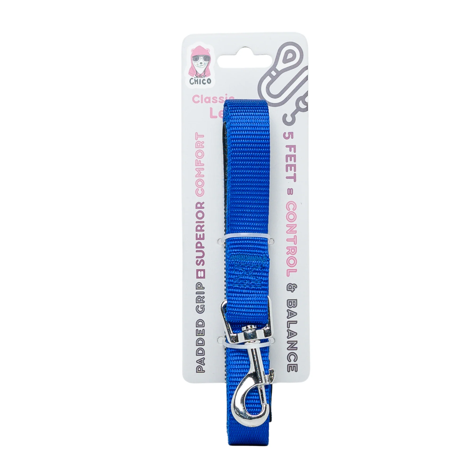 Padded Grip Dog Leash – Durable Nylon, Comfortable, and Secure – 5ft. - Image 2