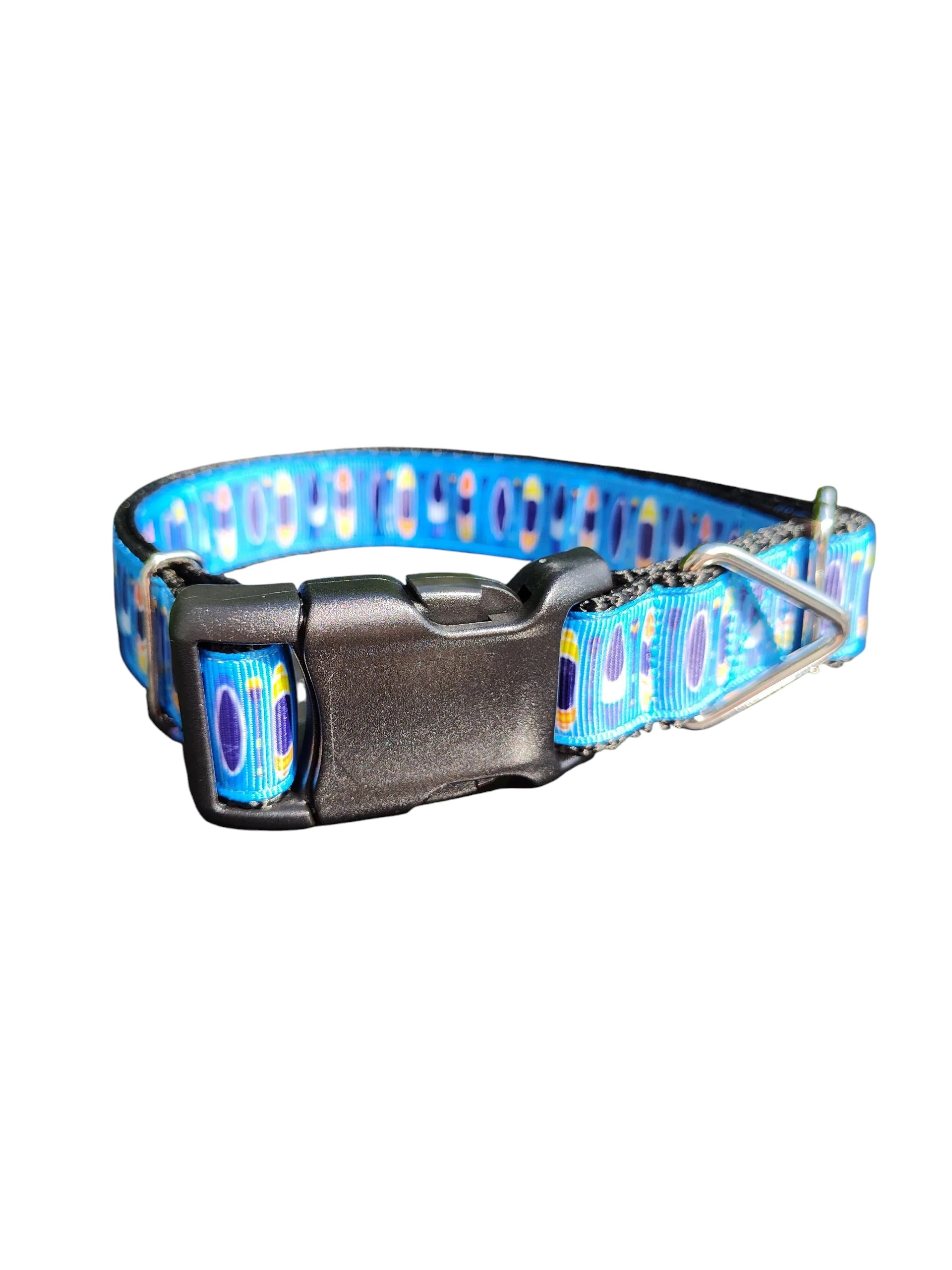 Paddle Boards Nylon Dog Collar - Image 2